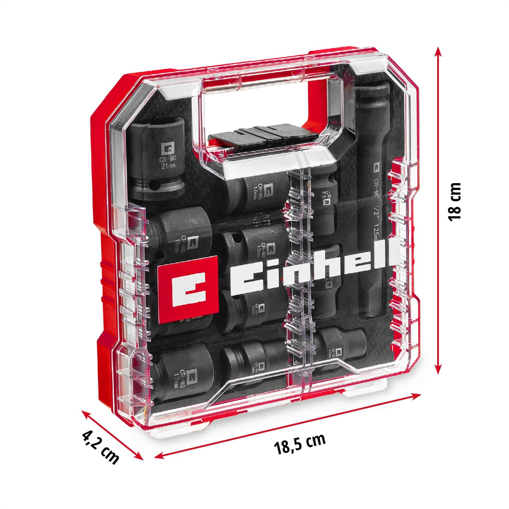 EINHELL Impact Stecknuss-Set, 109283, 12-teilig