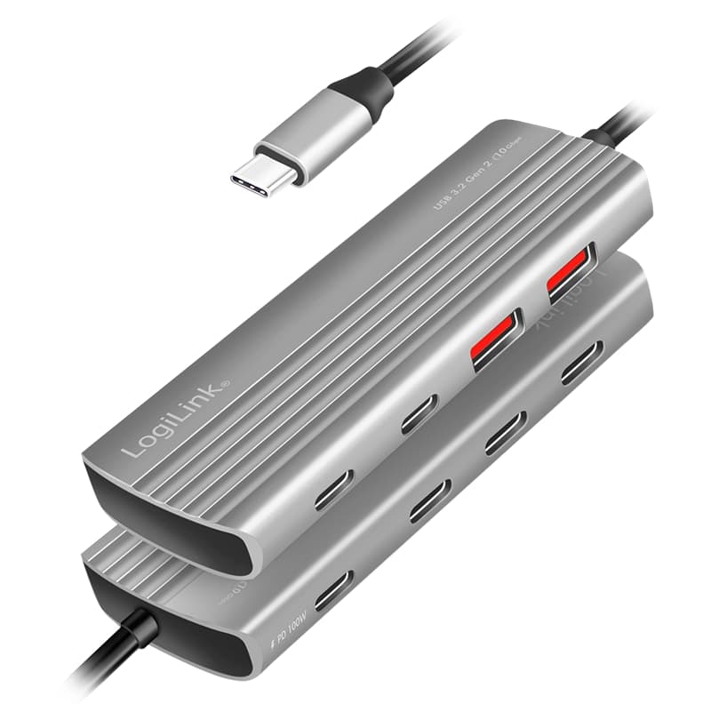 Logilink USB-C-Hub UA0414 7-Port