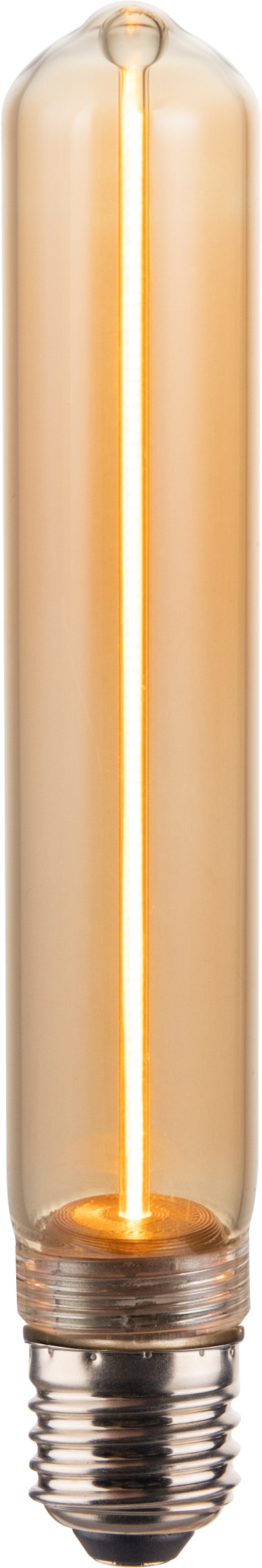 LUXULA LED-Filament-Lampe, Tube Line Amber, E27, 2W, 65lm, 1800K