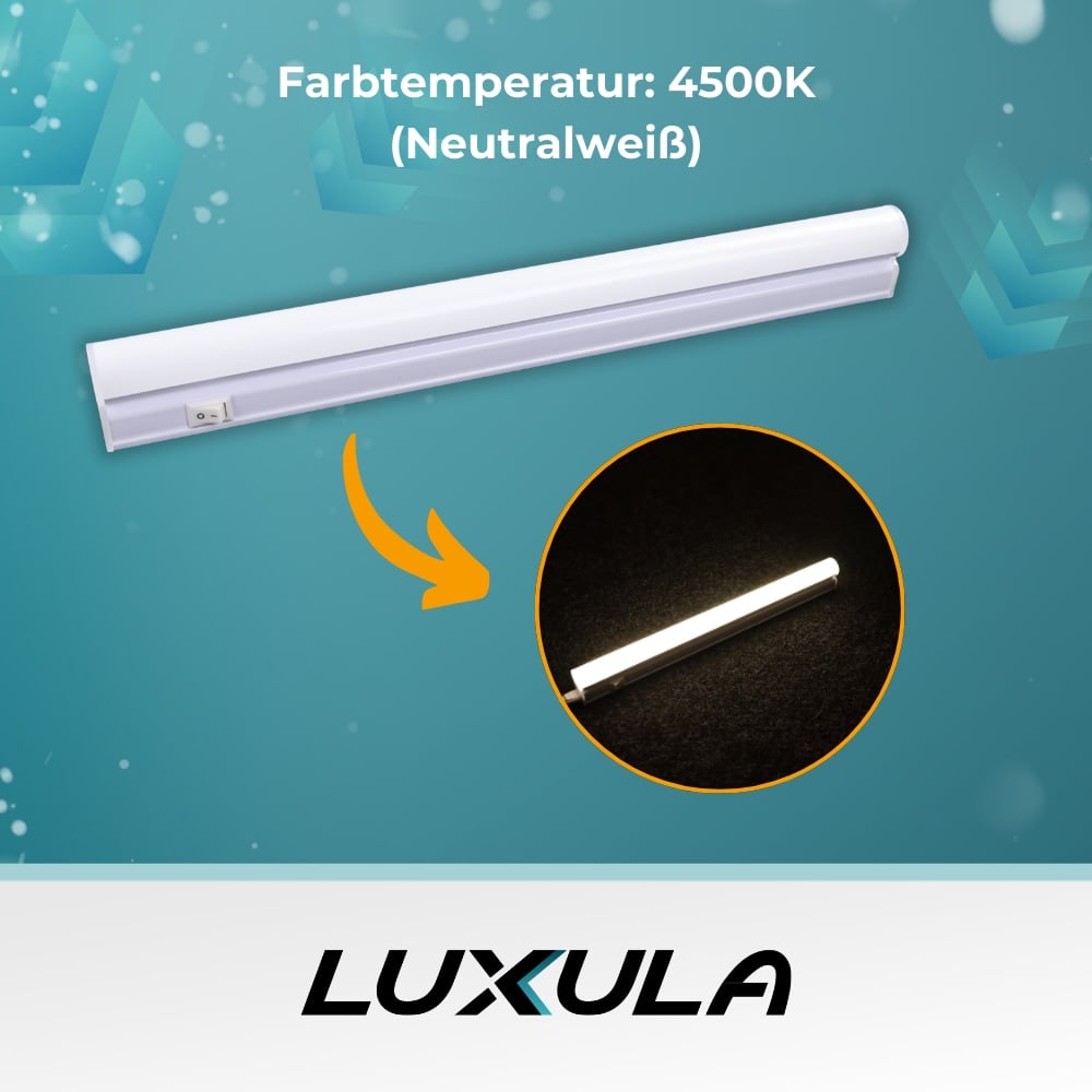 LUXULA LED-Unterbauleuchte EEK: F, 4W, 360lm, 4500K, 30cm, weiß