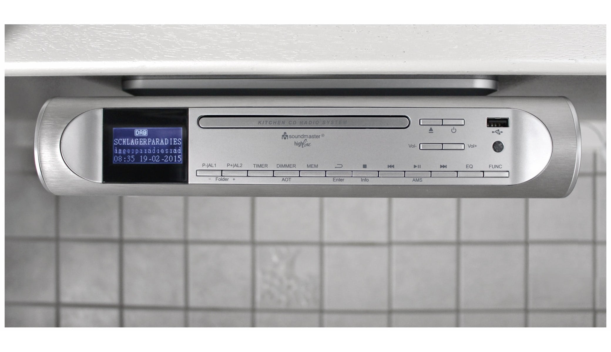 SOUNDMASTER Küchenunterbauradio UR2170SI, DAB+, UKW, silber