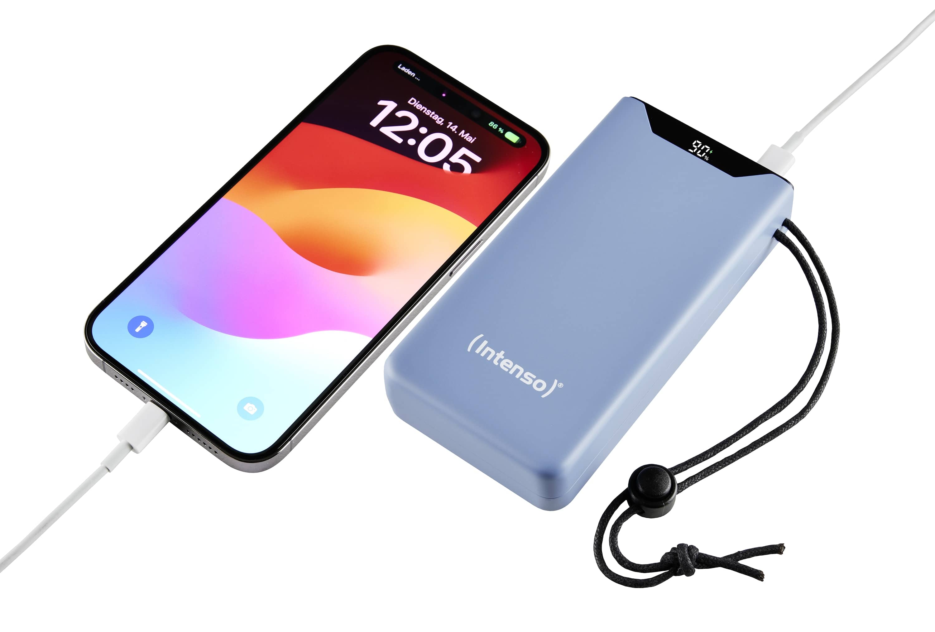 INTENSO USB Powerbank 7332055, F20000, 20.000mAh, 20 W, blau