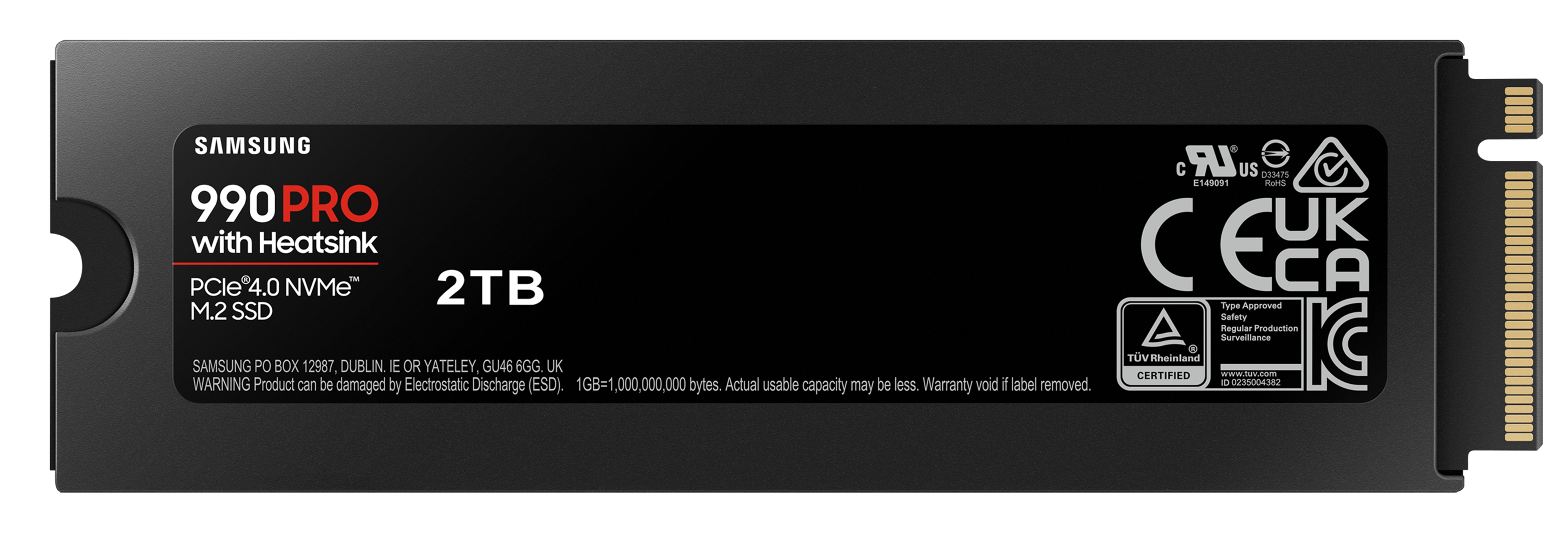 SAMSUNG M.2 SSD 990 Pro Heatsink 2TB