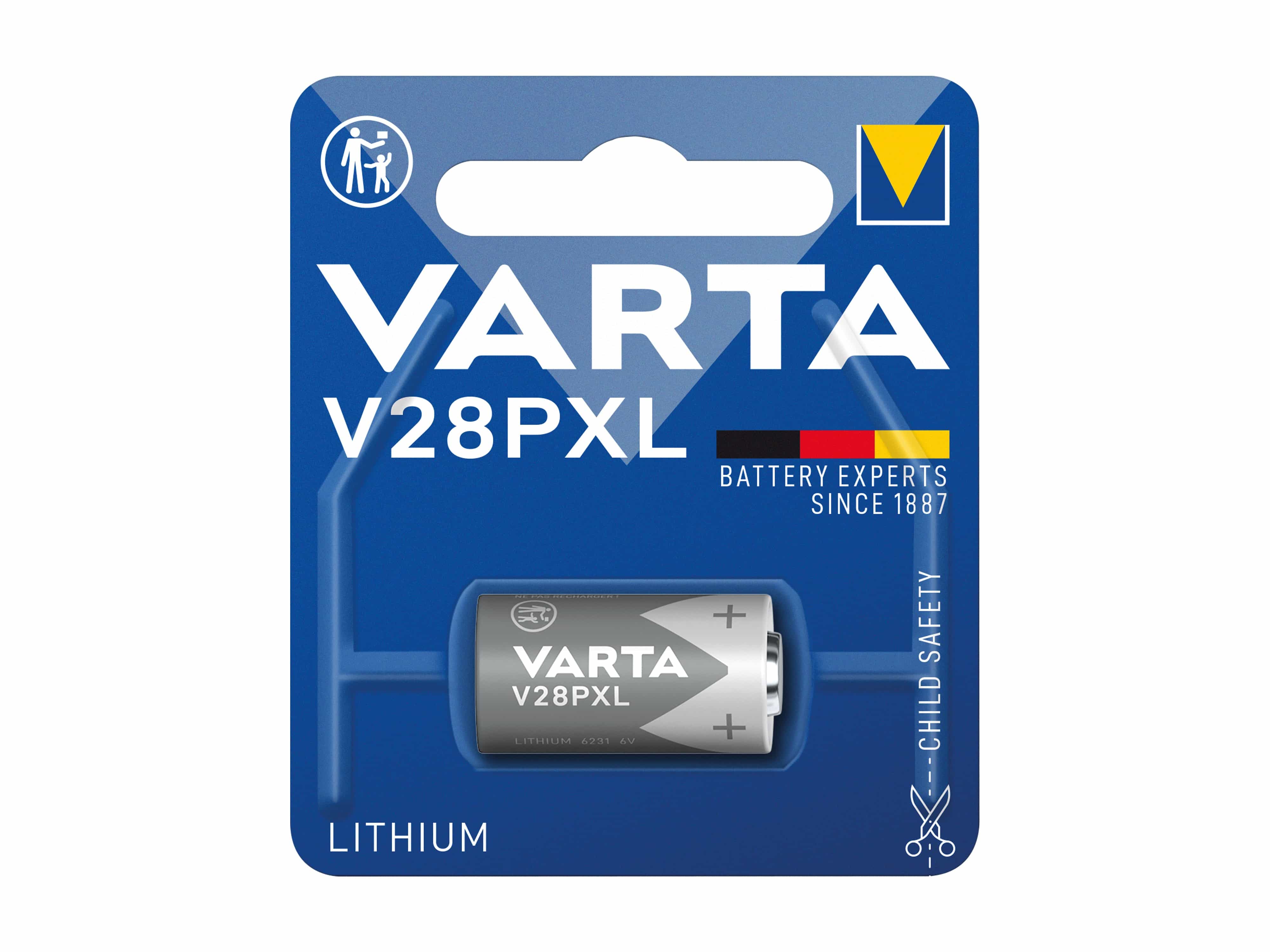 VARTA Lithium-Batterie, 28PXL, 6V, Photo