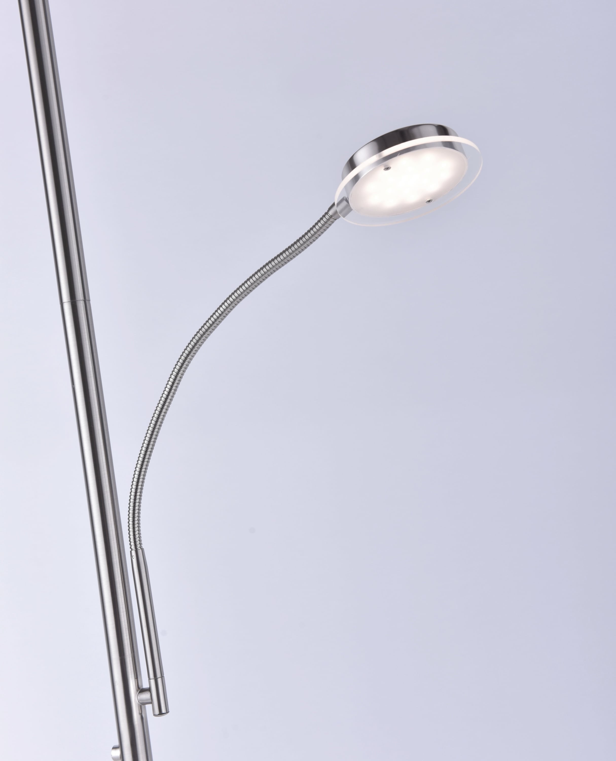 JUST LIGHT LED-Stehleuchte 11709-55 stahl, 25,5 W, 2900 lm, 3000 K