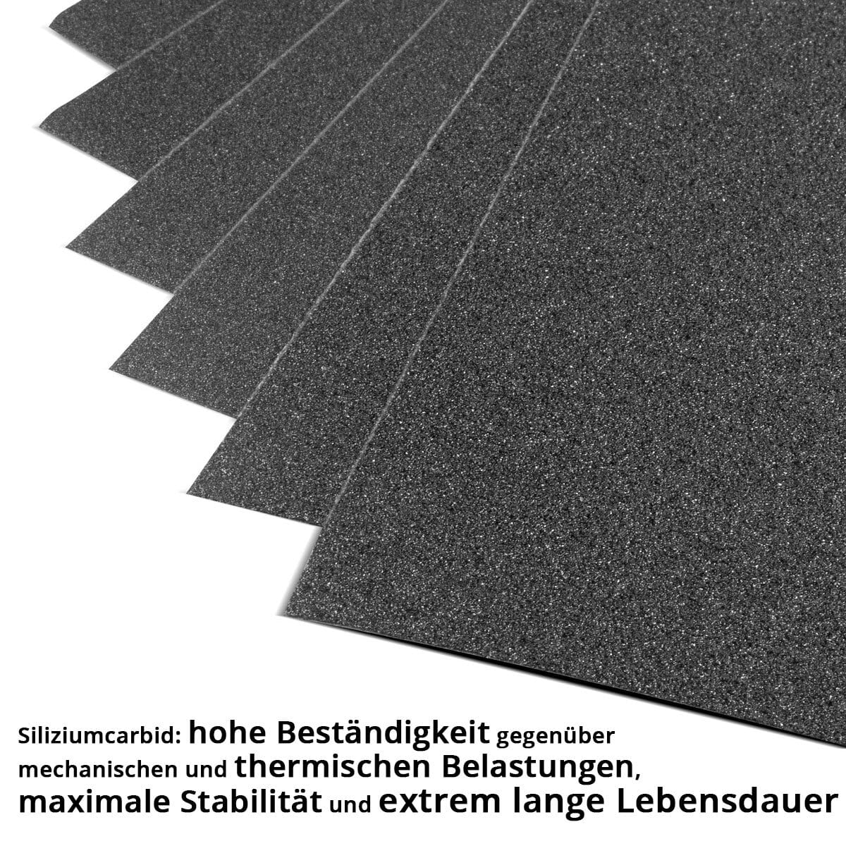 STAHLWERK Schleifpapier-Set, 4845, 12er-Set, 230x280 mm