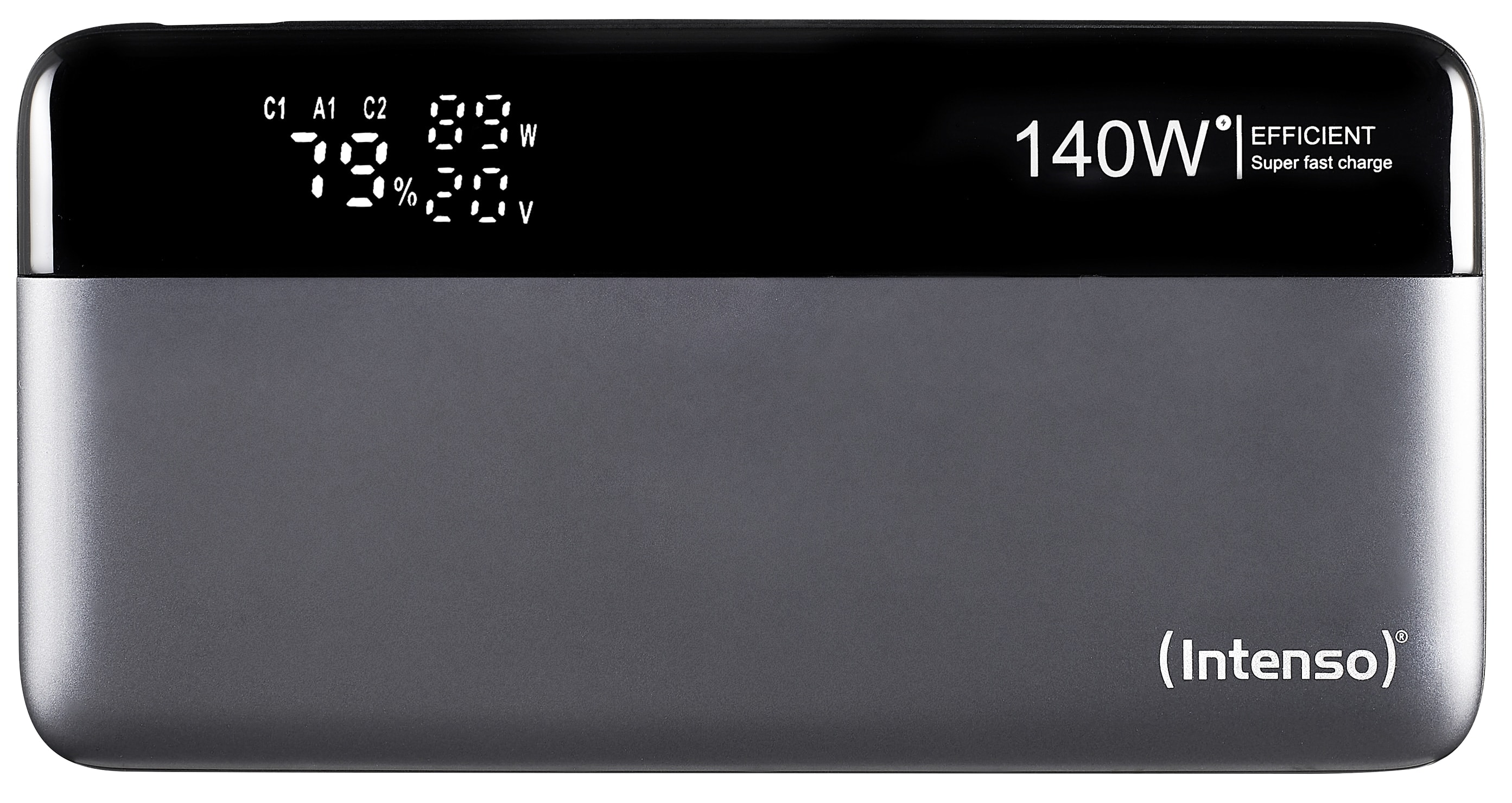 INTENSO USB Powerbank 7350060 HE25000, 25.000mAh, 140 W, grau