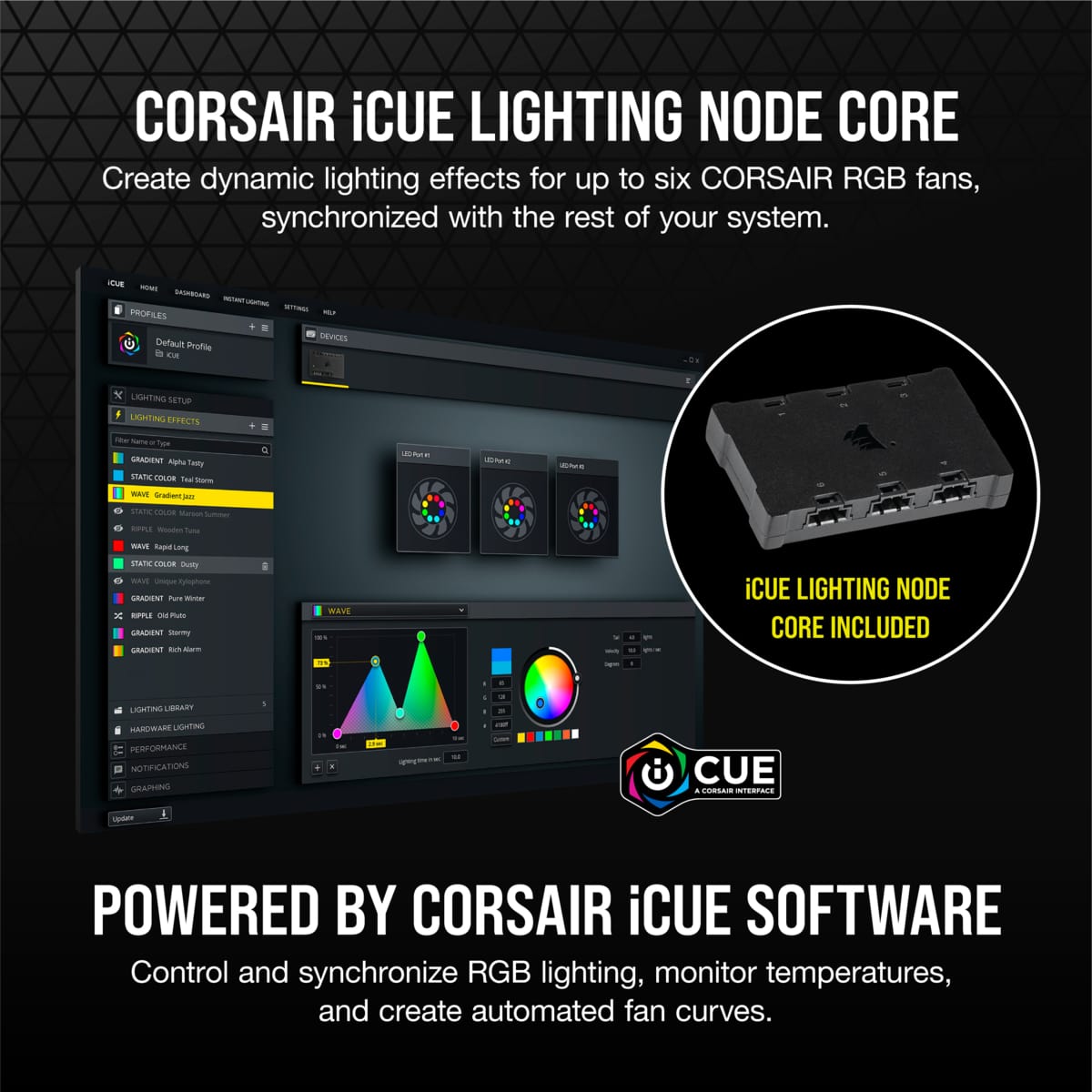 CORSAIR System Schrank-Gebläseset iCUE SP140 RGB ELITE 
