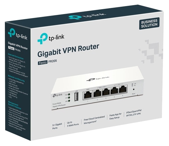 TP-LINK VPN Router Festa FR205