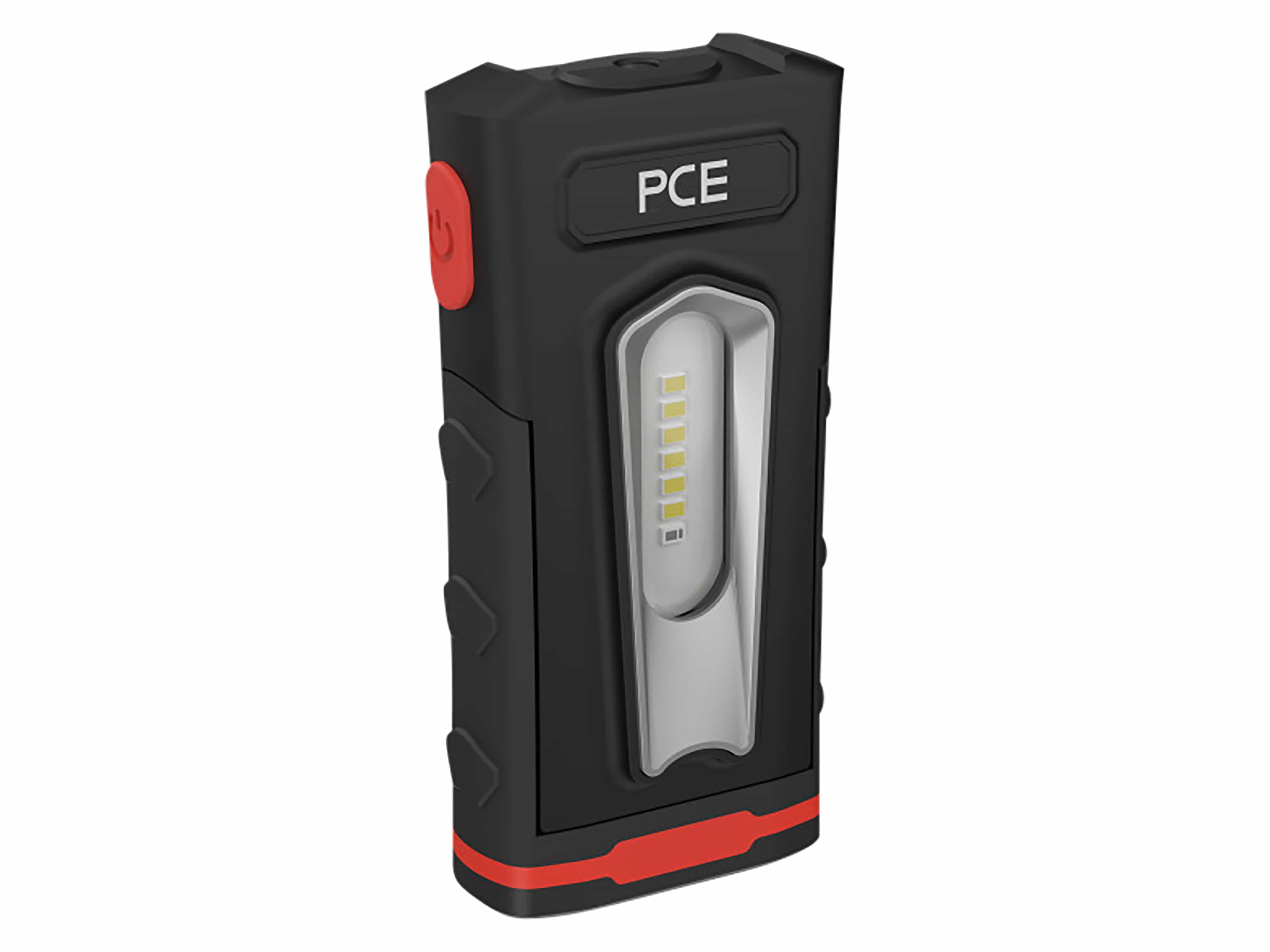 PCE LED-Handleuchte H500, 1800mAh, USB-C, IP54, schwarz