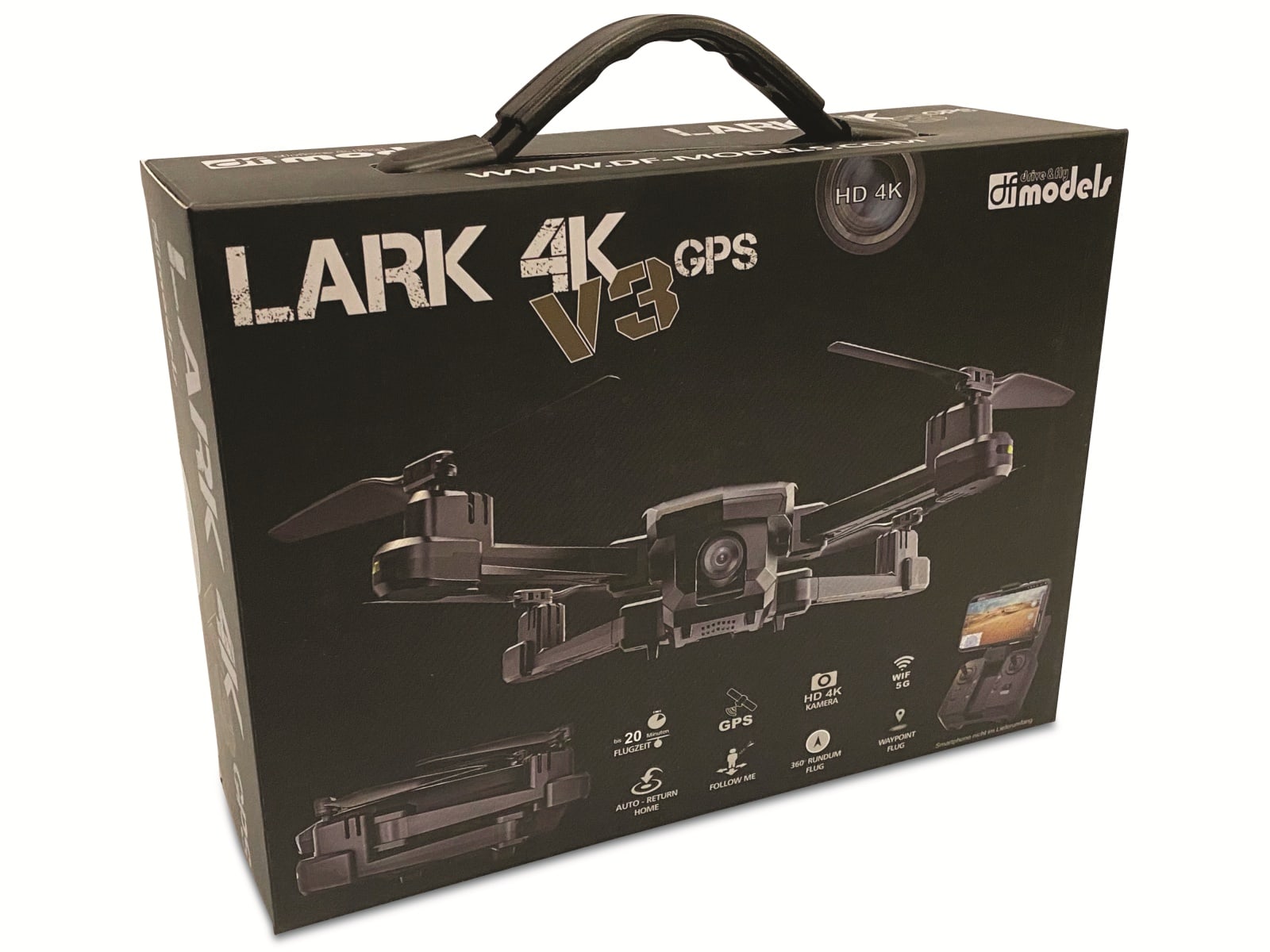 DF MODELS Quadrokopter SkyWatcher LARK 4K V3, GPS, 9550