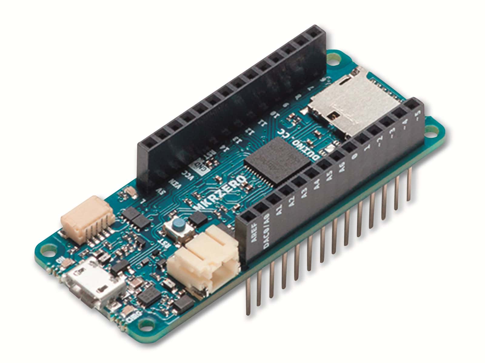 ARDUINO ®, Board MKR Zero, ABX00012, (I2S Bus & SD f. Sound, Musik & digitale Audiodaten)