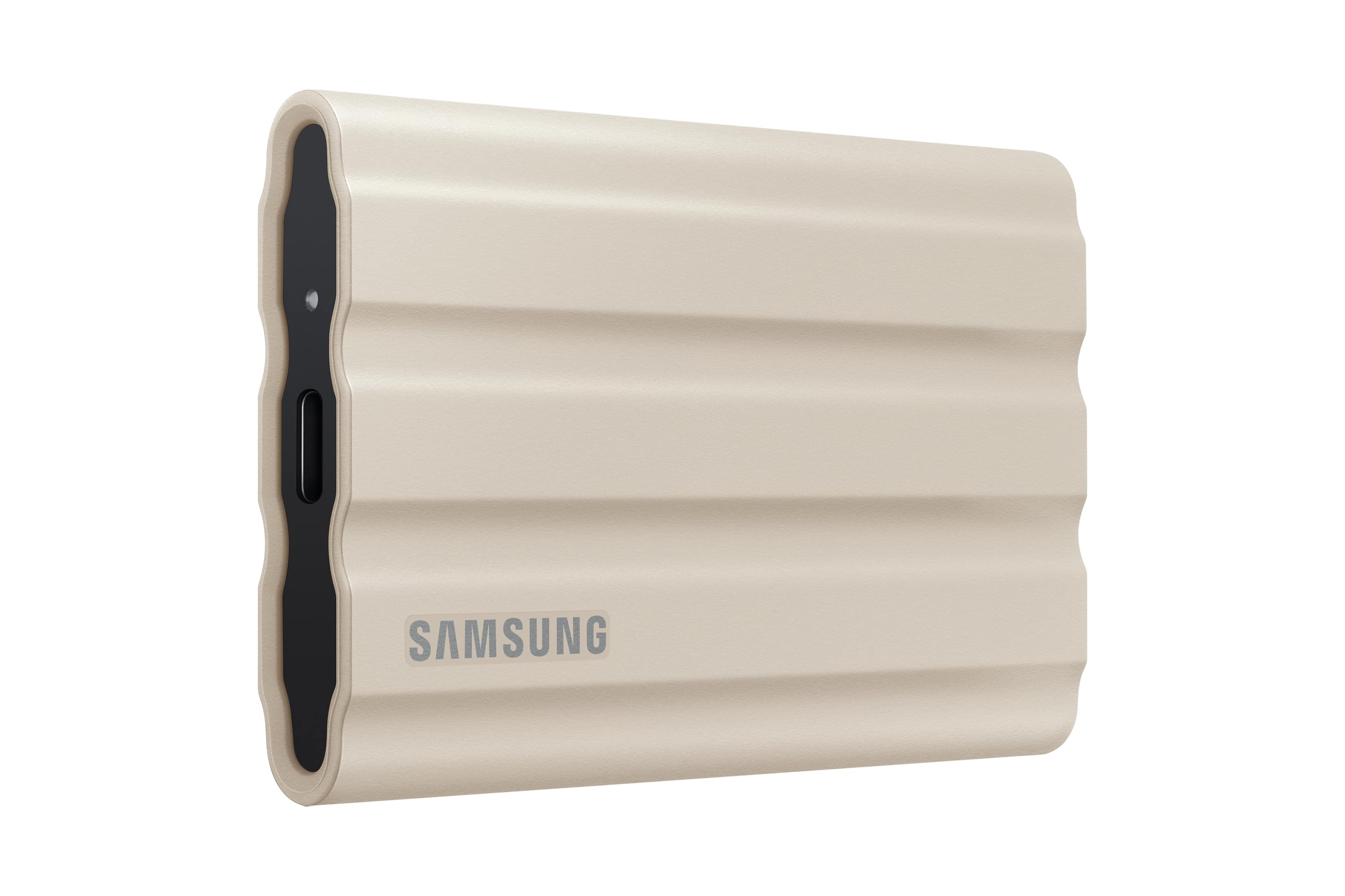 SAMSUNG SSD Festplatte Portable T7 Shield, 1 TB, MU-PE1T0K, USB 3.2 Gen 2, beige