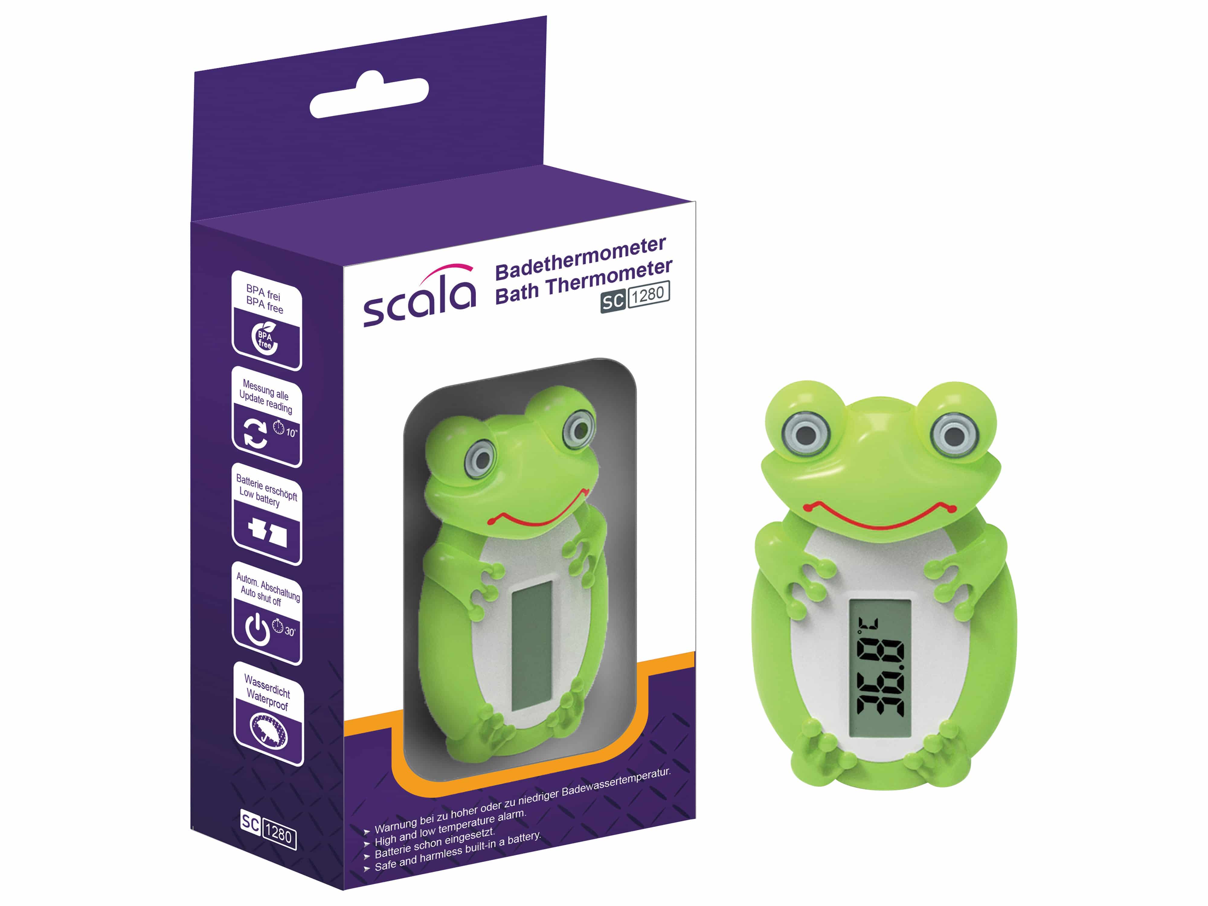 SCALA Badewasser-Thermometer SC 1280, Frosch