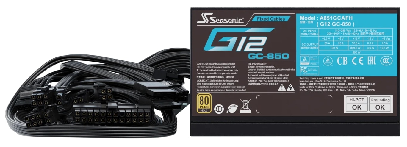 SEASONIC PC-Netzteil G12 GC-850