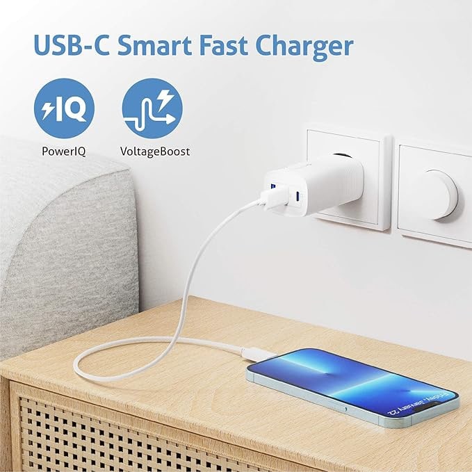 SONERO USB-C & USB-A GaN Ladegerät, X-PS131, 3 Port, 65W, weiß