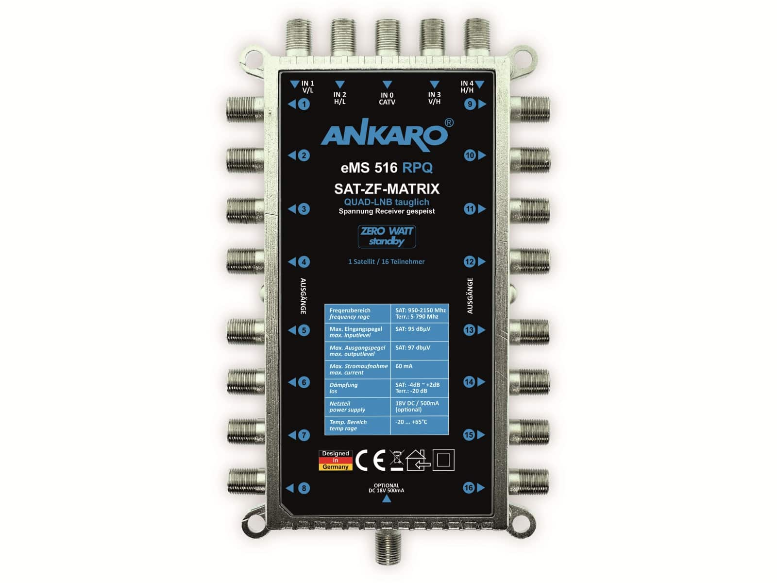 Ankaro SAT-Multischalter eMS 516 RPQ