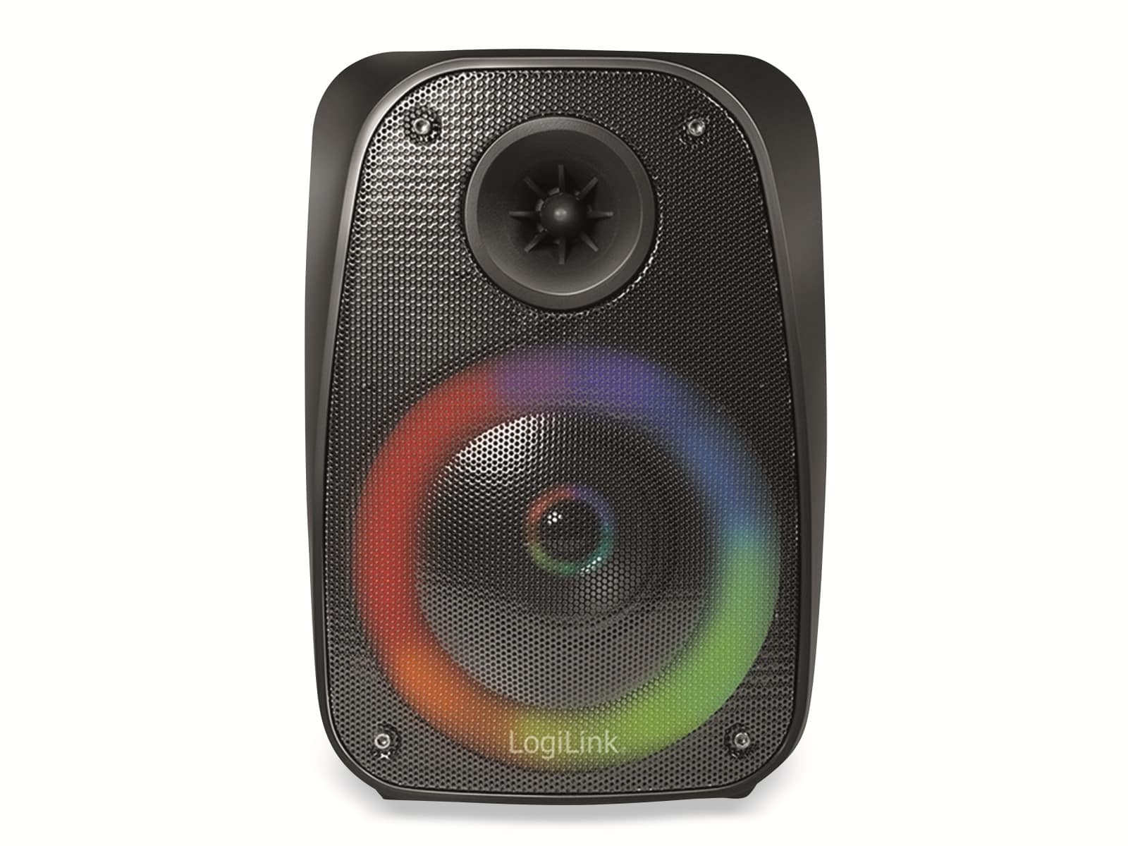 LOGILINK Bluetooth Lautsprecher SP0058, 10 W, mit Partylicht, TWS, schwarz