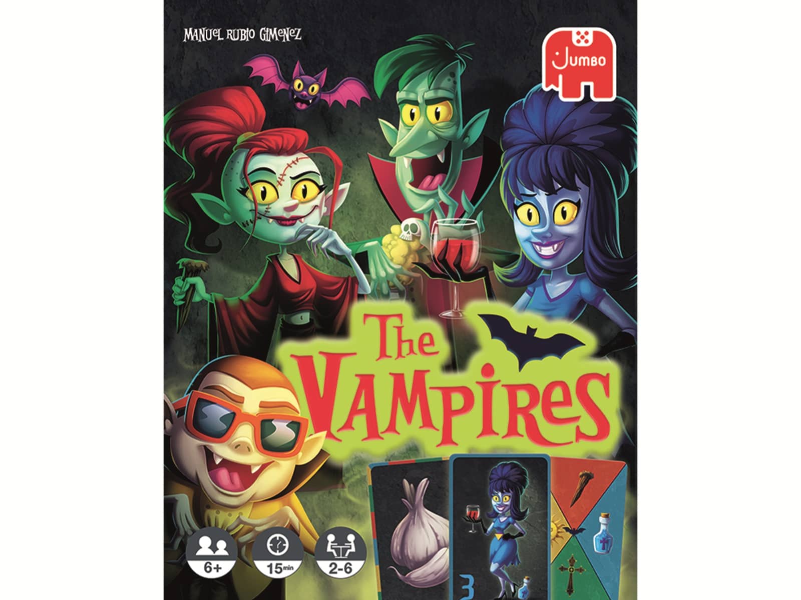 JUMBO Spiele Familienspiel, 19822, The Vampires