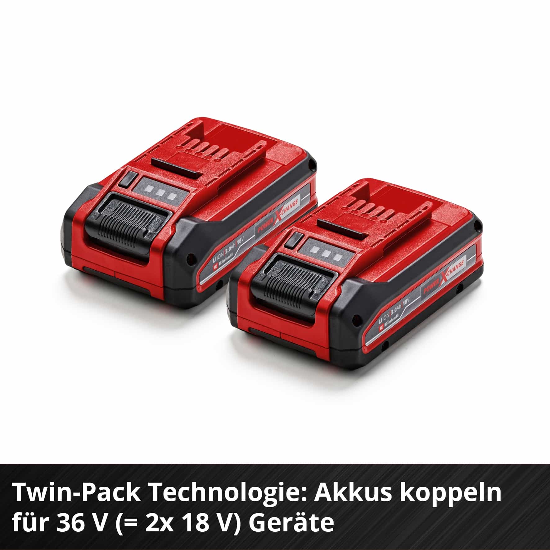 EINHELL Akku, 18 V 3,0 Ah, PXC Plus Twinpack