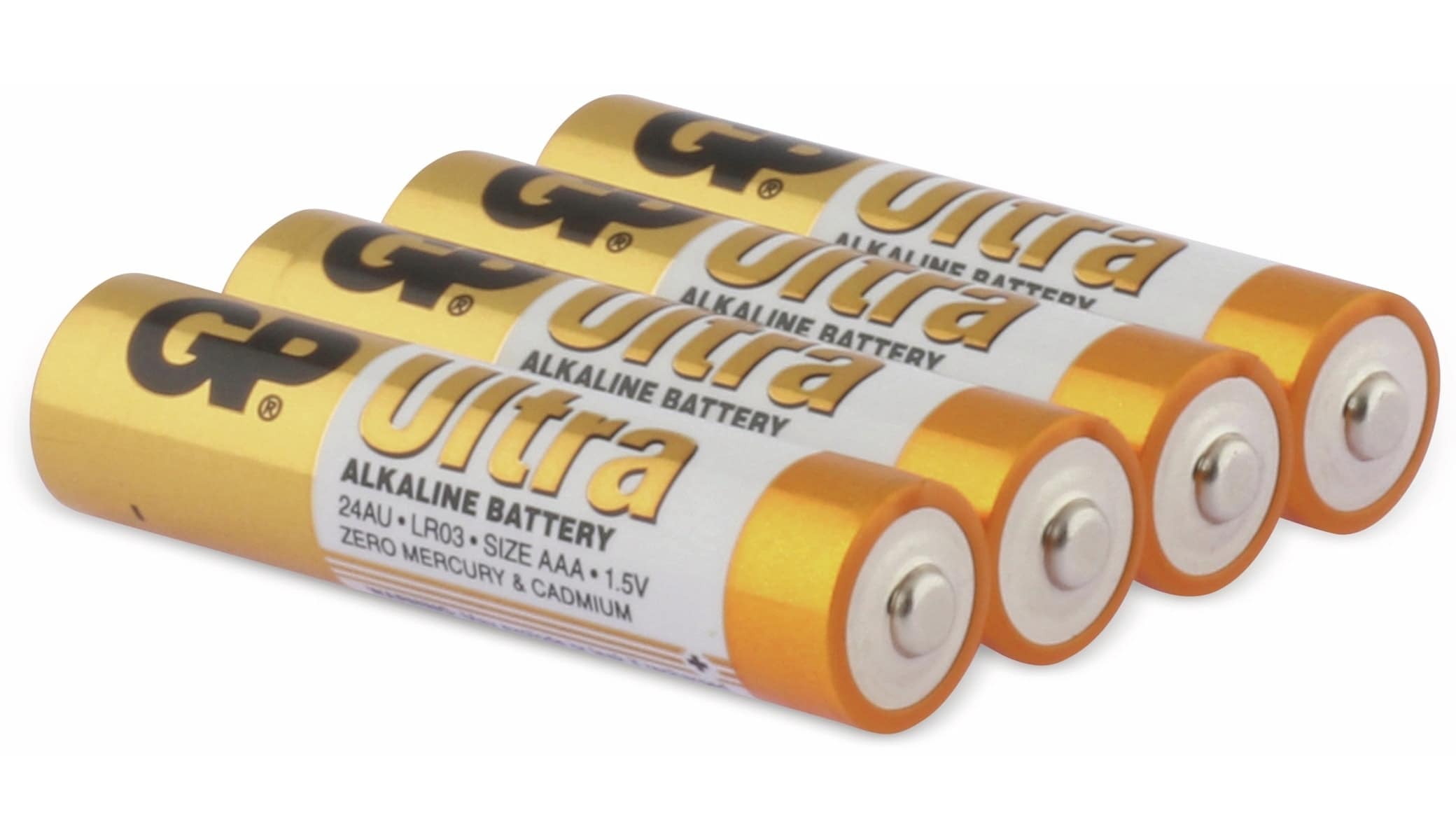 GP Micro-Batterien ULTRA ALKALINE, 4 Stück