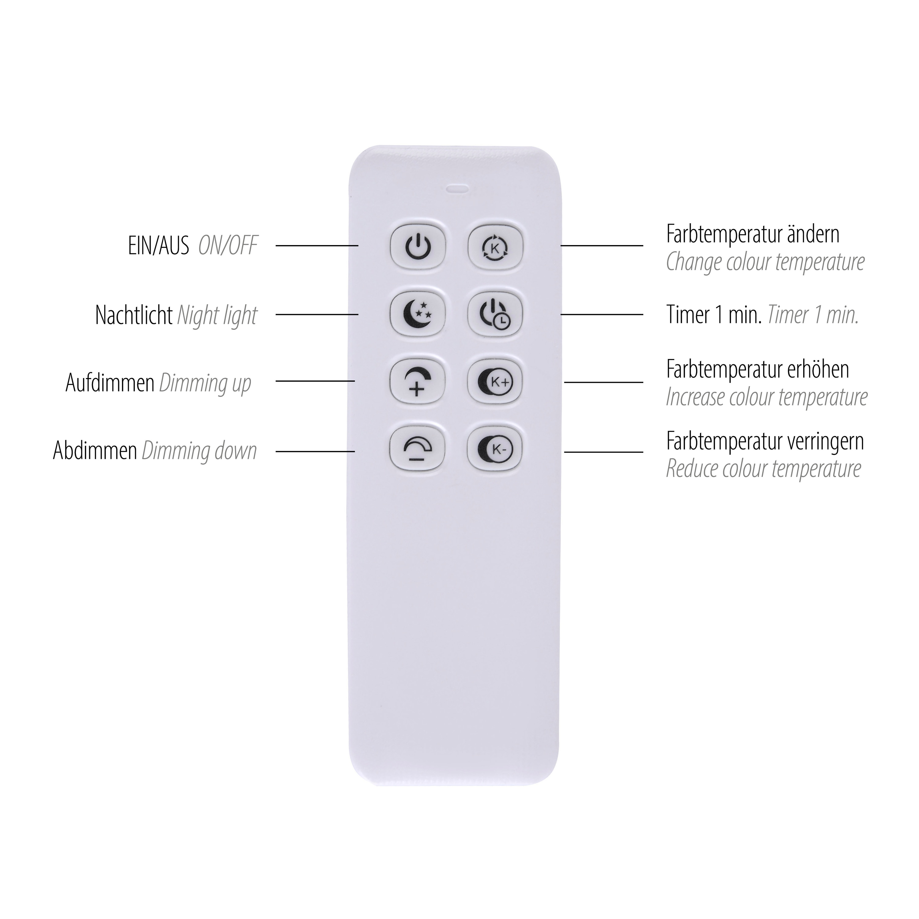 PAUL NEUHAUS LED-Deckenleuchte 8329-79 Silber-Holzdekor, 50 W, 6000 lm, CCT