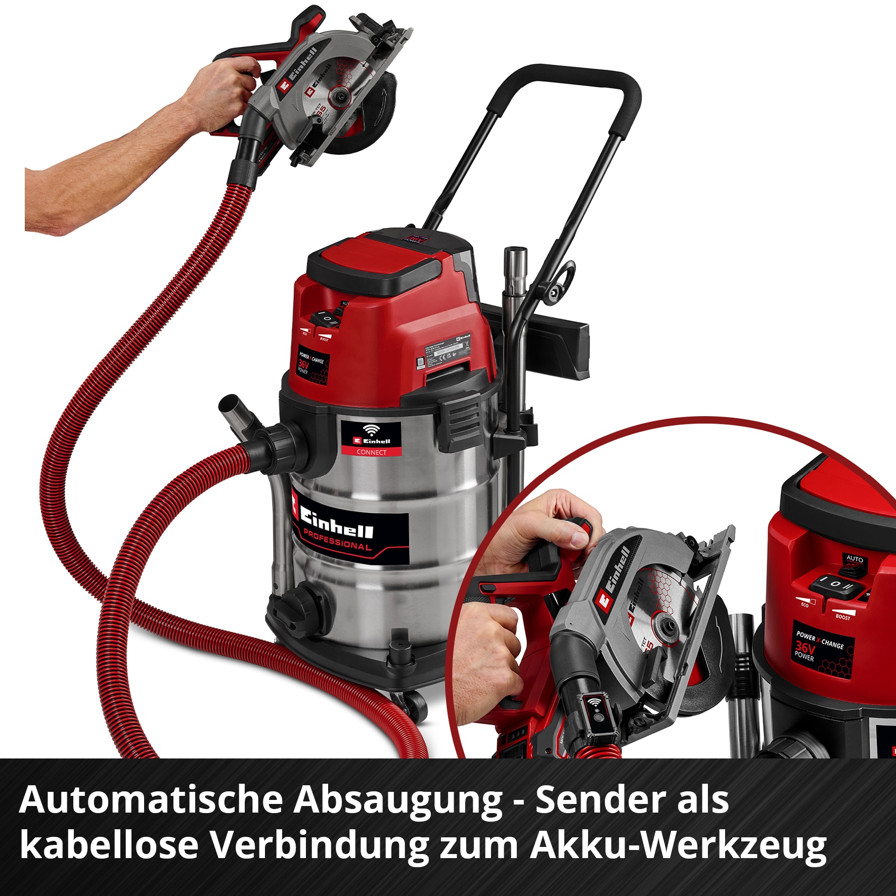 EINHELL Akku-Nass-Trockensauger TP-VC 36/30 S Auto-Solo