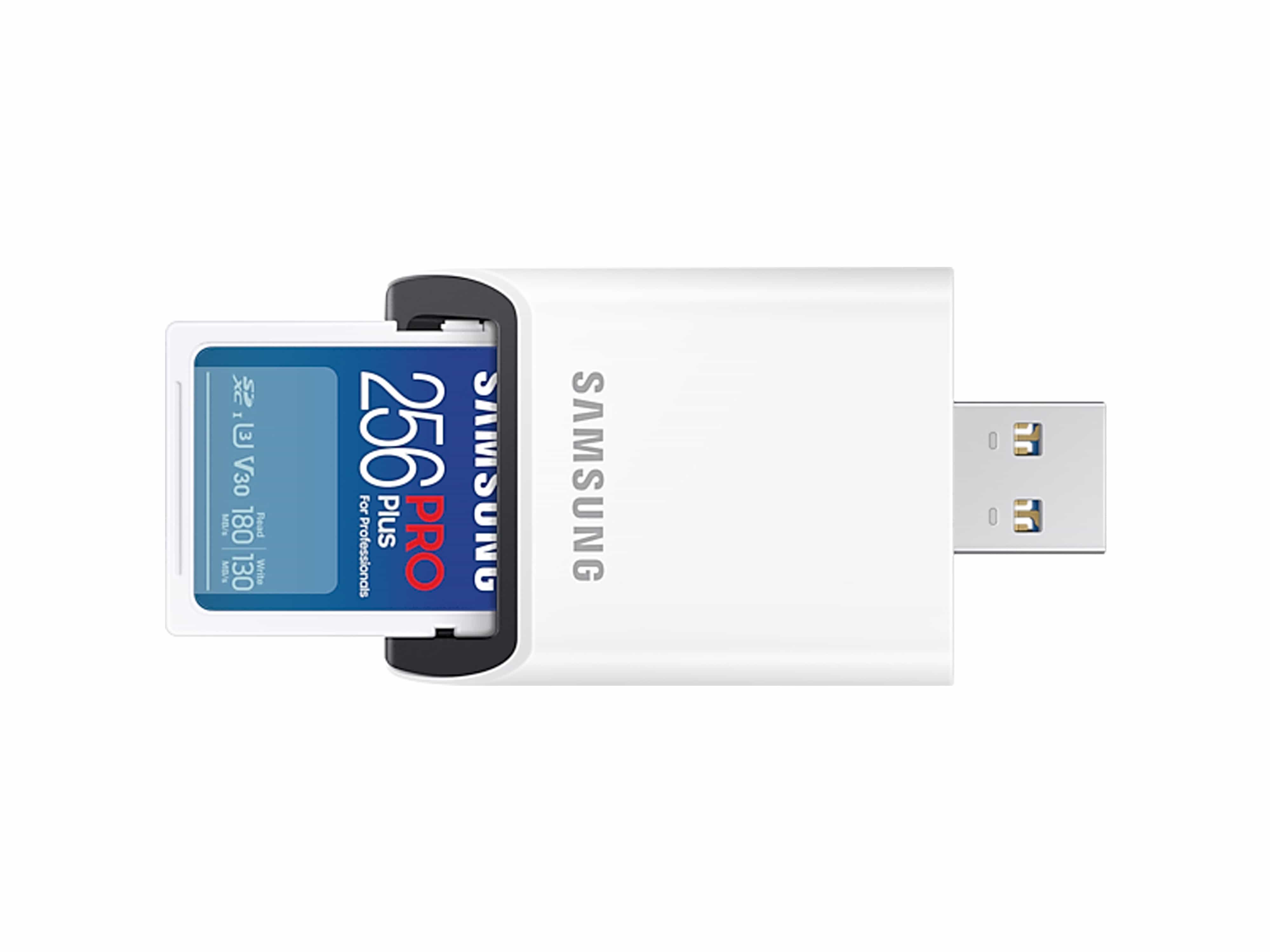 SAMSUNG SDXC-Speicherkarte PRO Plus (2023) 128GB inkl. USB-Kartenleser