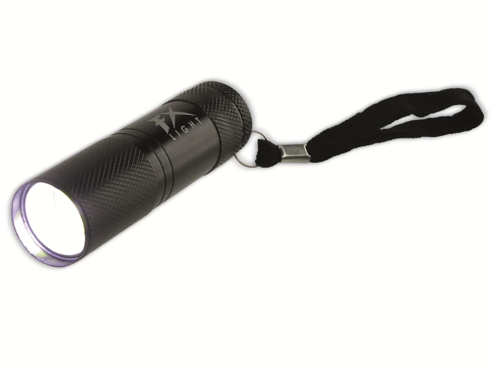 LED-Taschenlampe, Alu, 8 cm, schwarz
