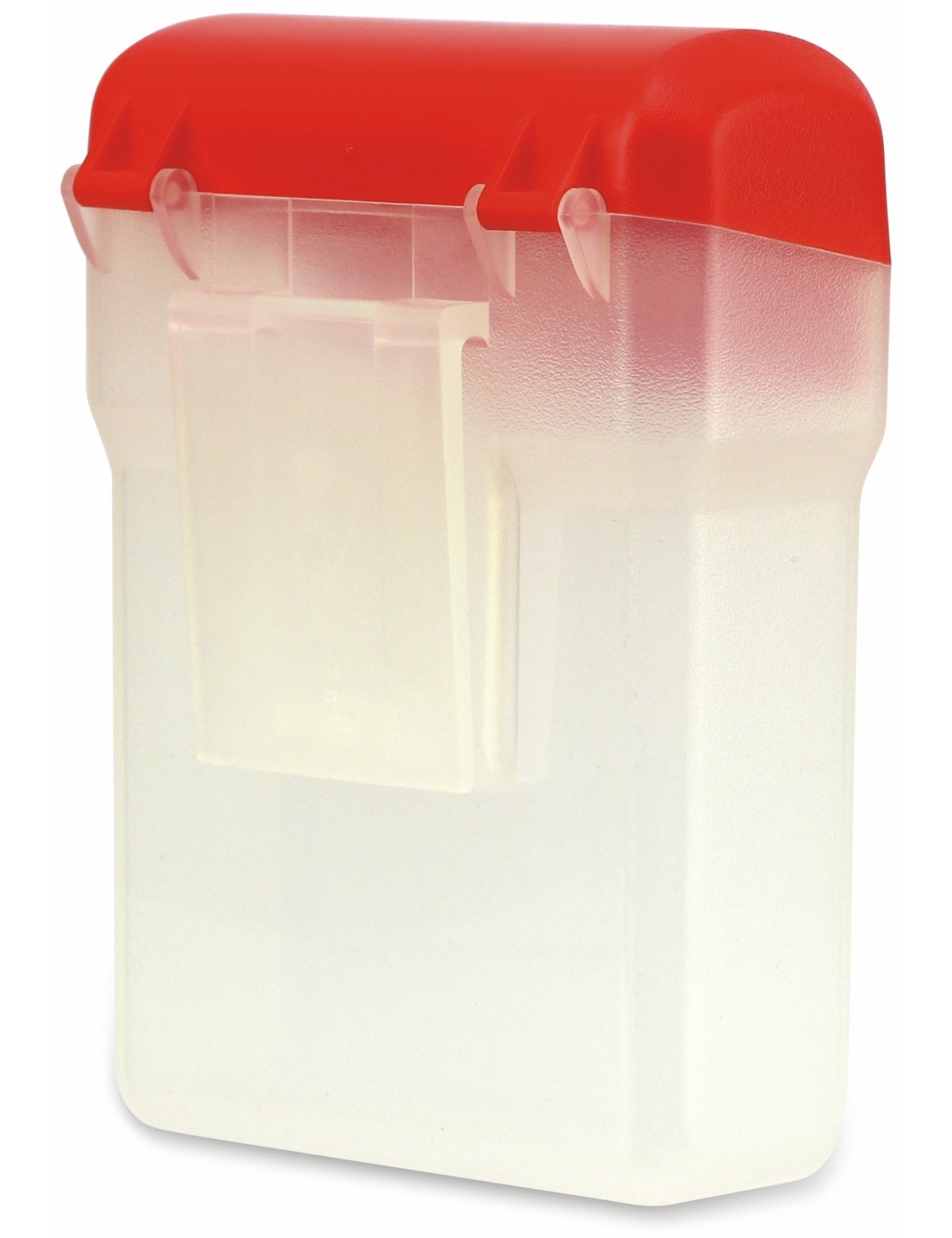 Kunststoffbox mit Gürtelclip, 12x9x5 cm