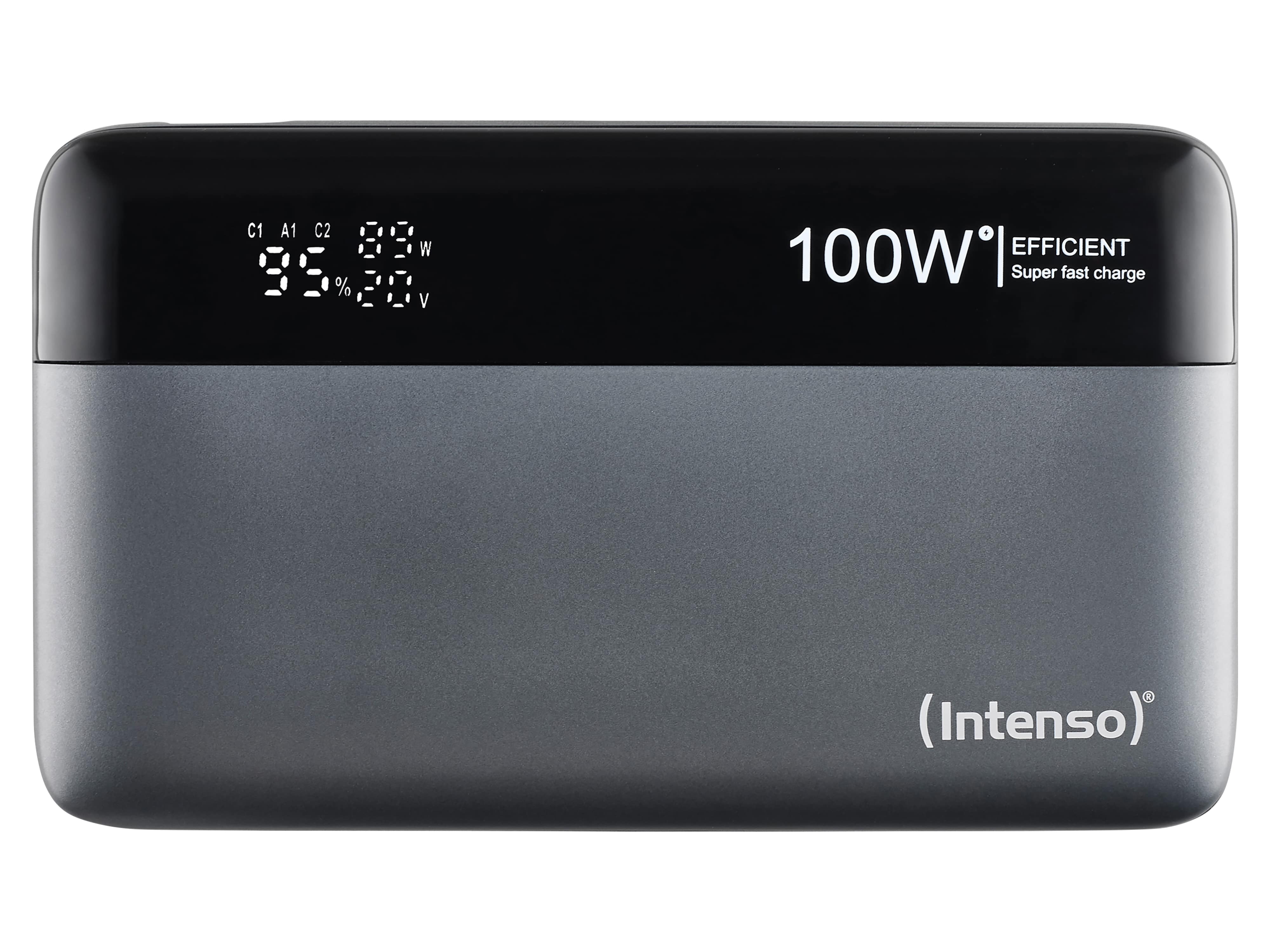 INTENSO USB Powerbank 7350050, HE20000, 20.000mAh, 100 W, grau