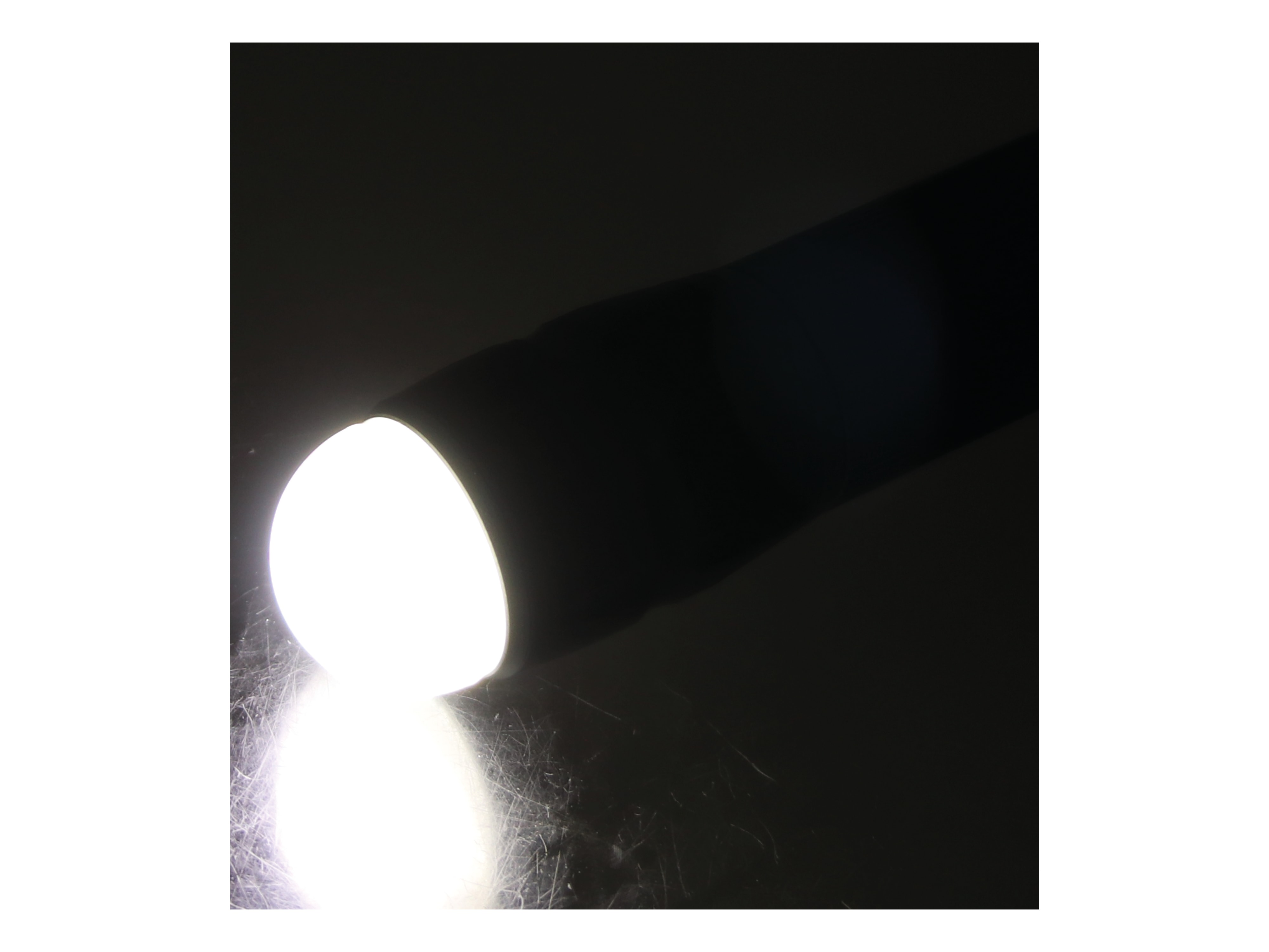 LED-Taschenlampe, WTE-490M-1, Alu, 400 lm, grau