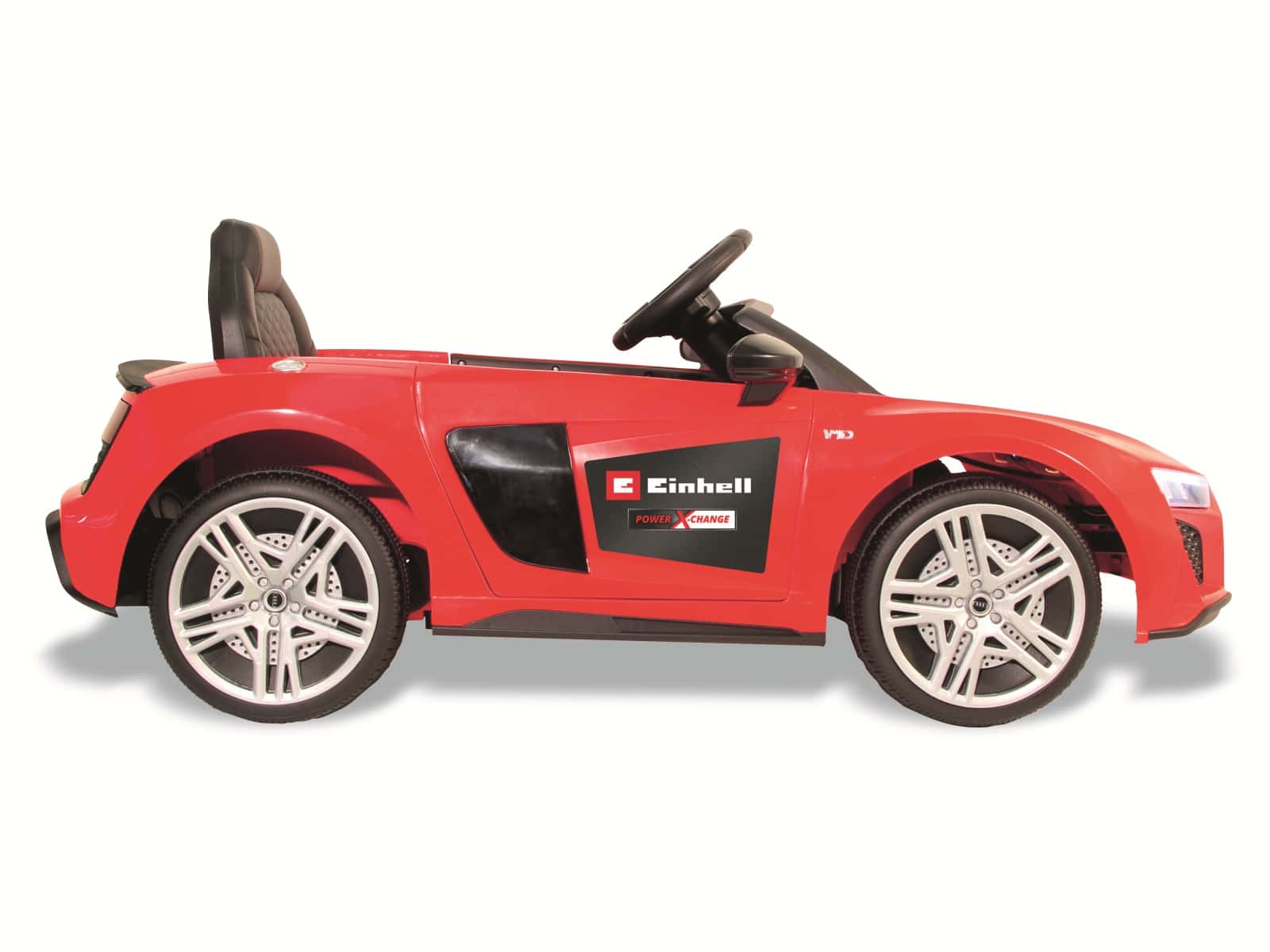 Jamara Kinder-Elektrofahrzeug Ride-on Audi R8 Spyder rot, 18 V Einhell Akku