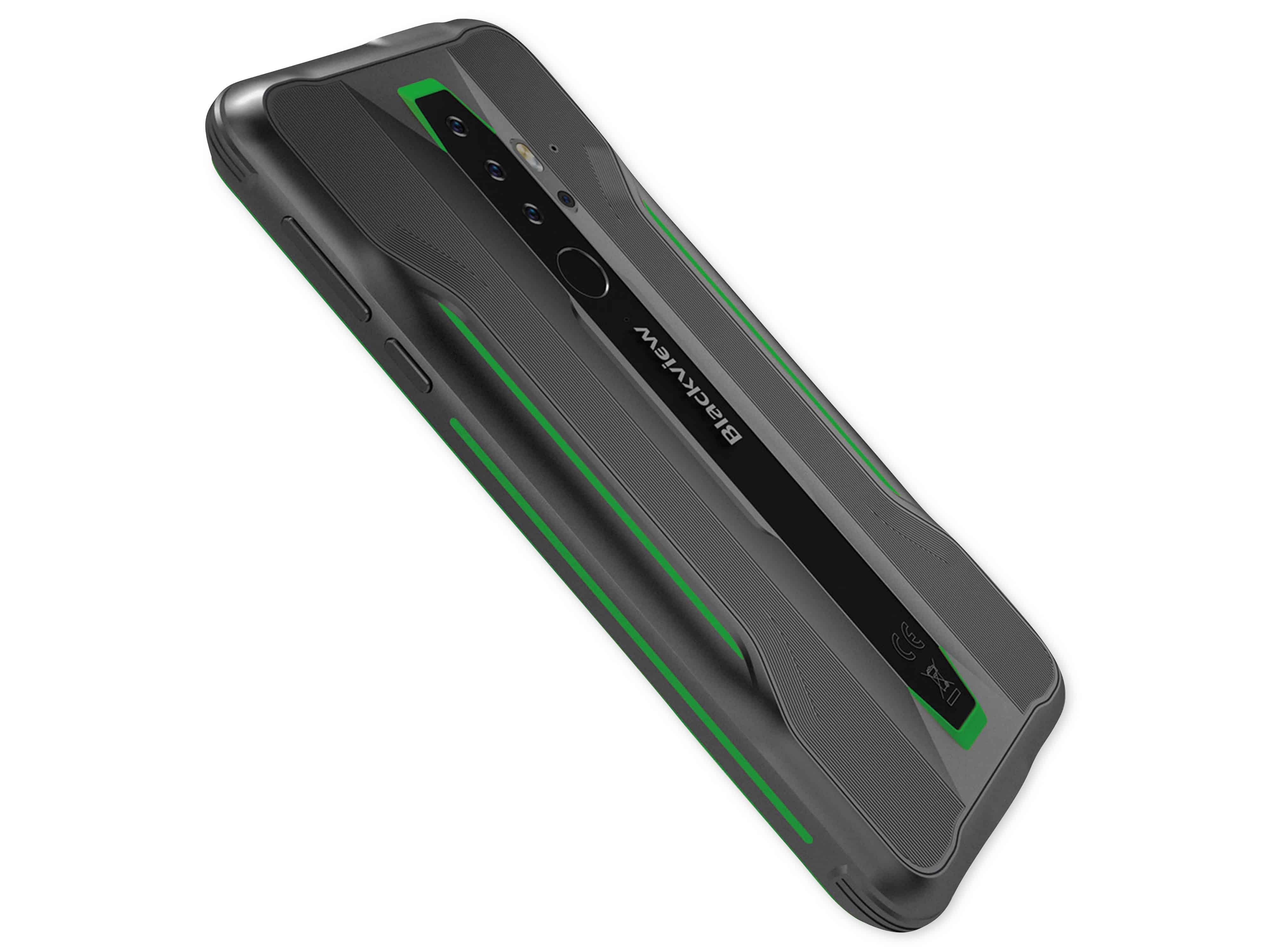 BLACKVIEW Smartphone BV6300 Pro, Dual-SIM, 128GB black green