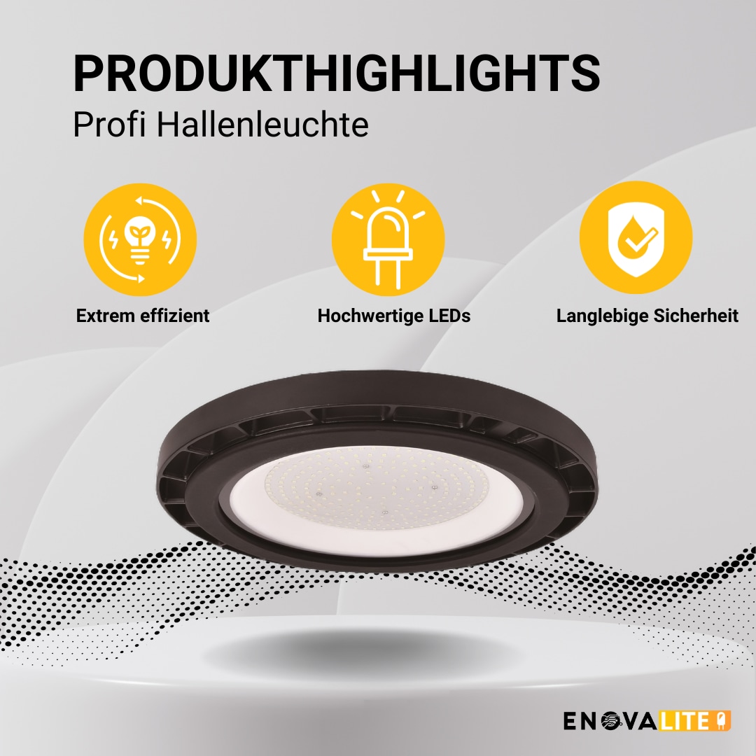 ENOVALITE LED-Highbay-Leuchte, EEK: C, 100 W, 17000 lm, 5000 K