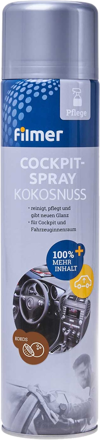 FILMER Cockpitspray, 60040, Kokosnuss, 600 ml