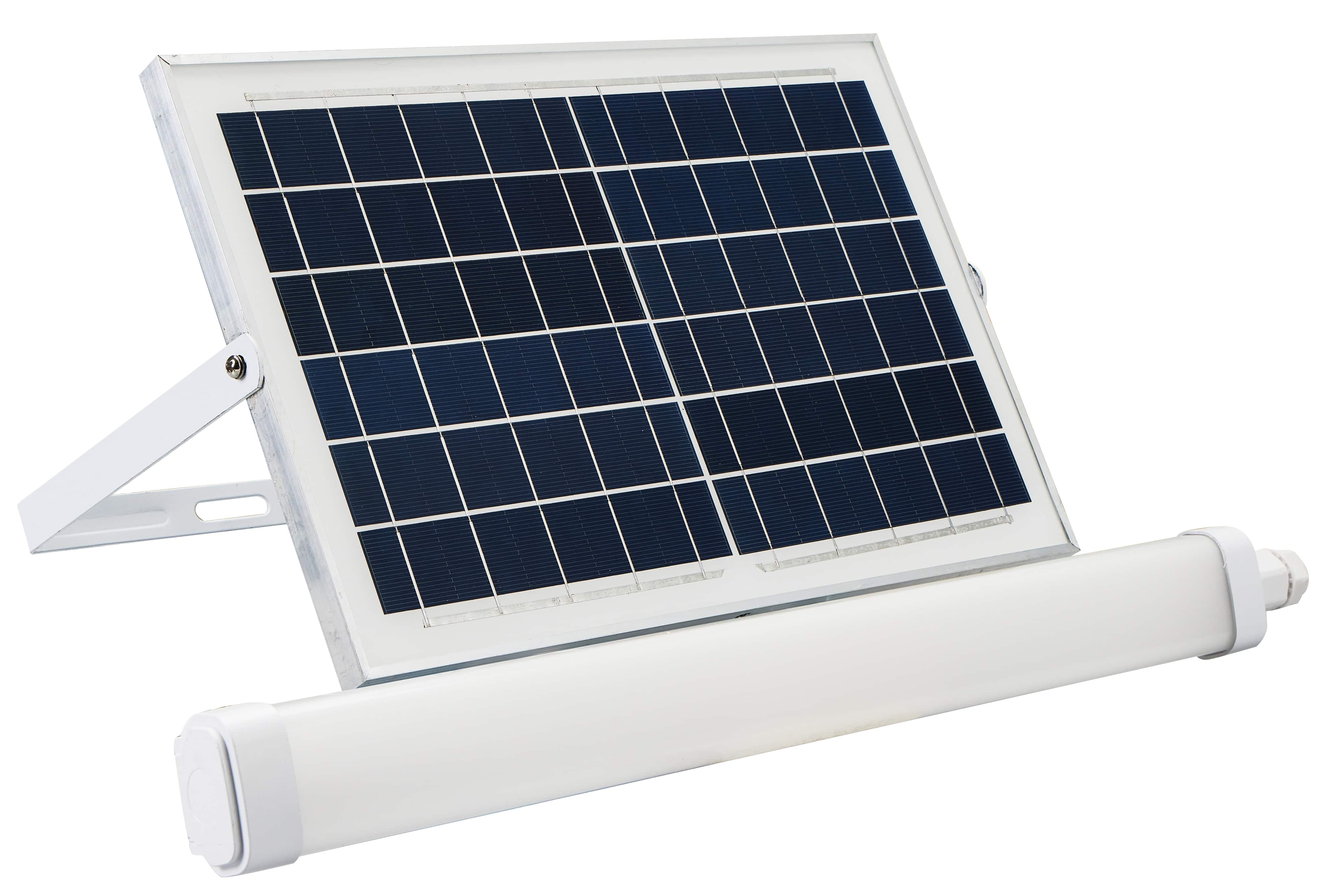 BLULAXA LED Solar-Feuchtraumleuchte, 8 W, 600 lm, 4000 K, 60 cm