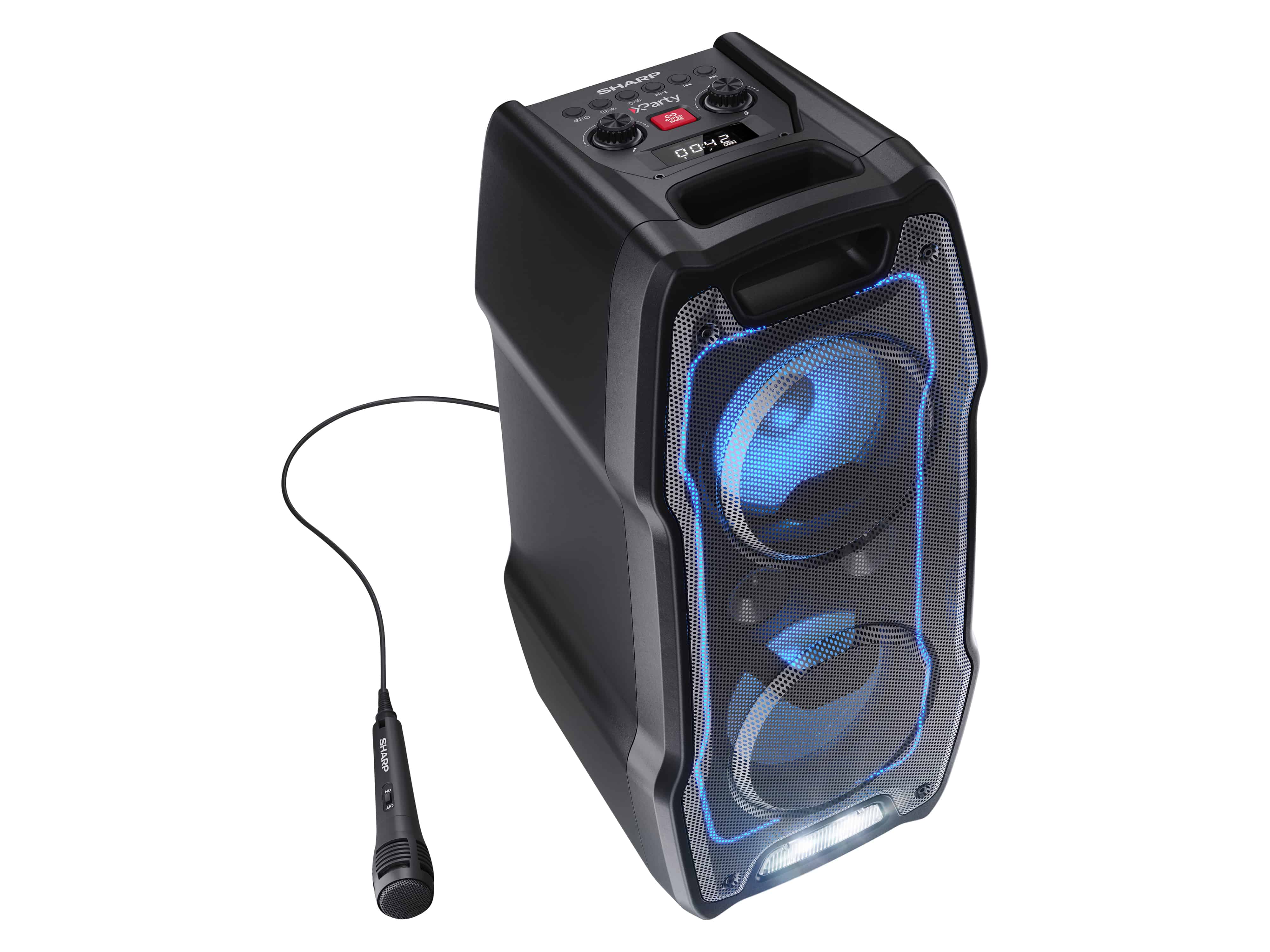 SHARP Bluetooth Party-Lautsprecher PS931, 180 W, schwarz