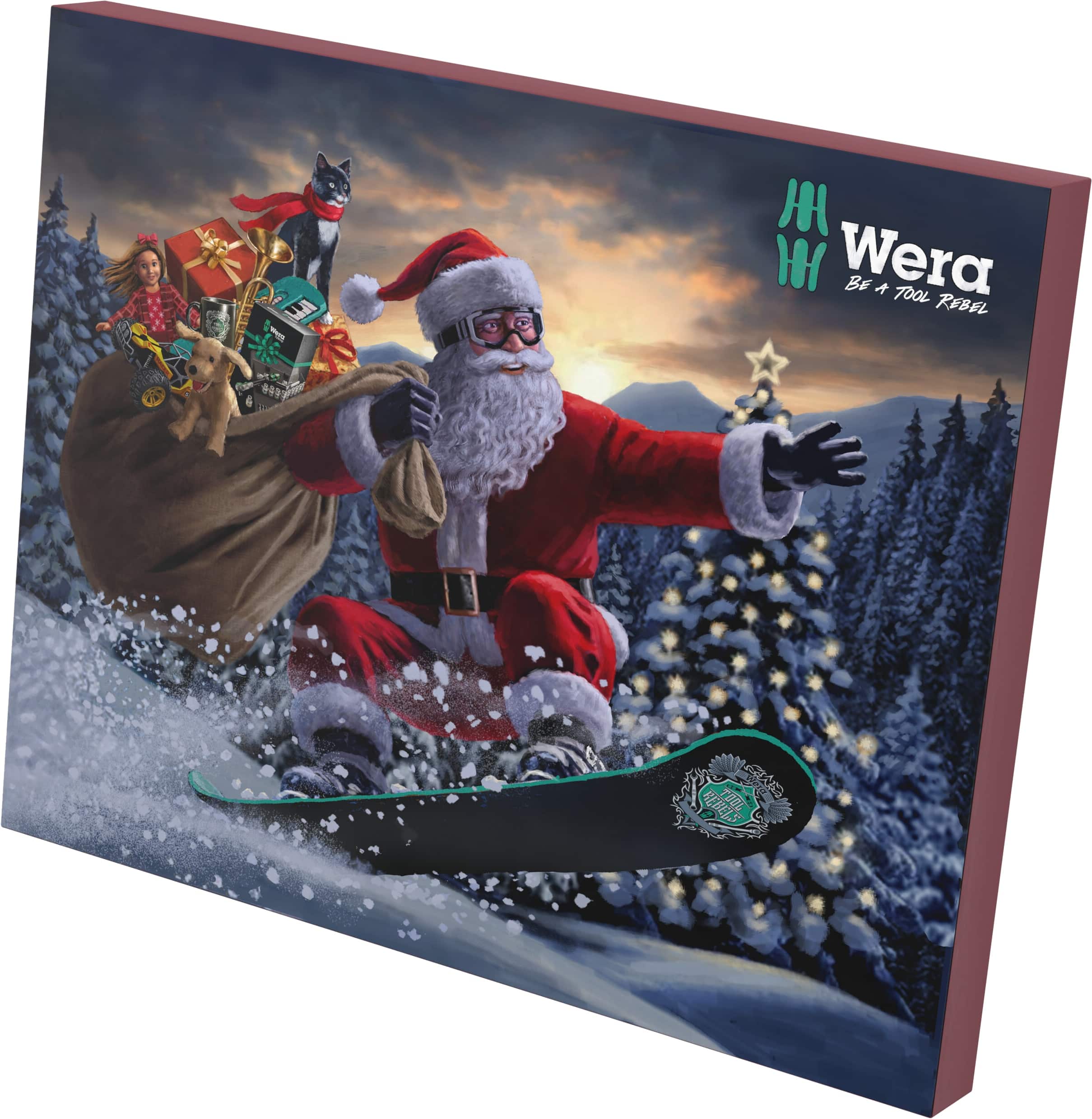 WERA Adventkalender 2024, 05136609001, 25-teilig