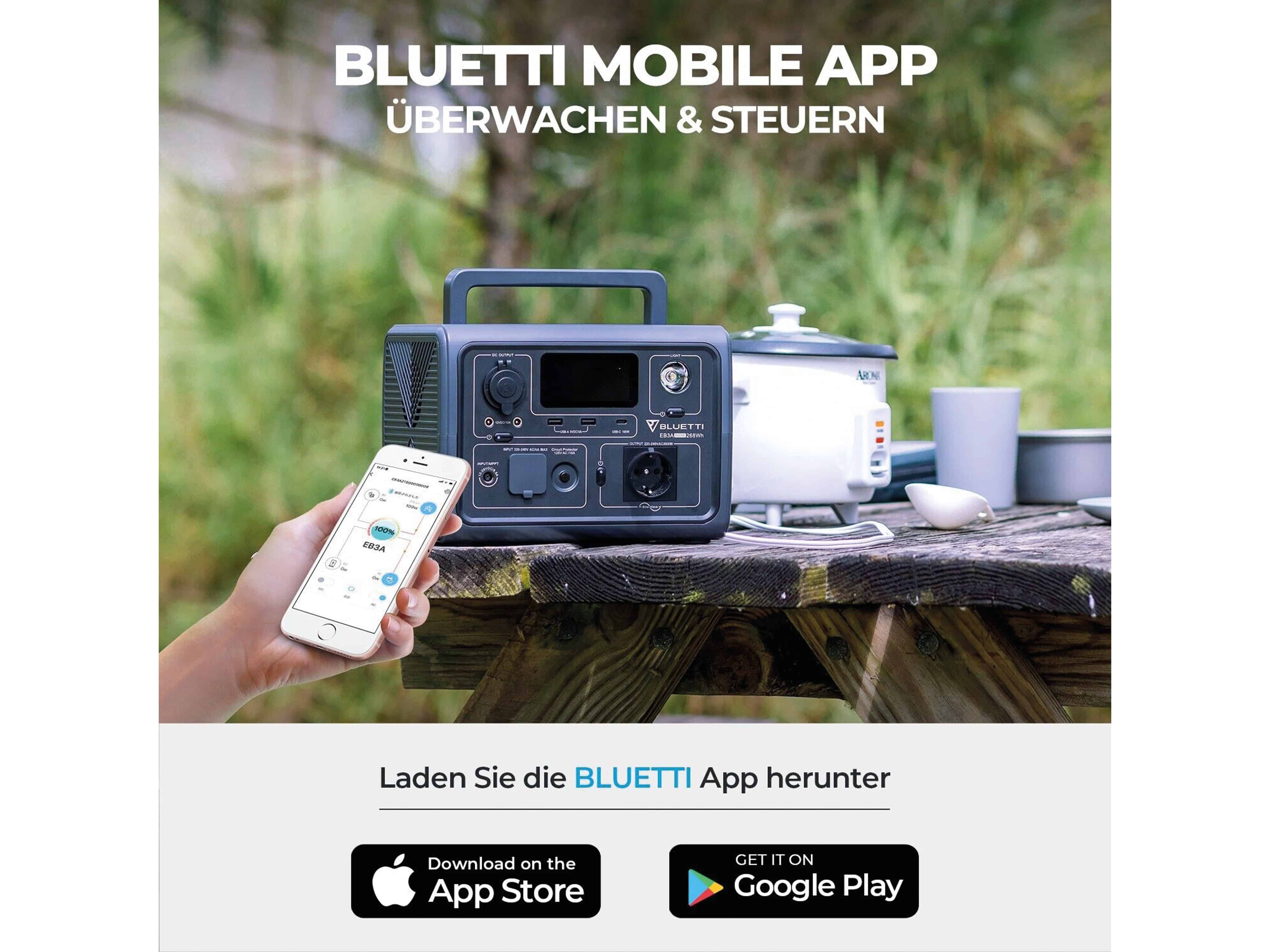 BLUETTI Powerstation EB3A, 600 W