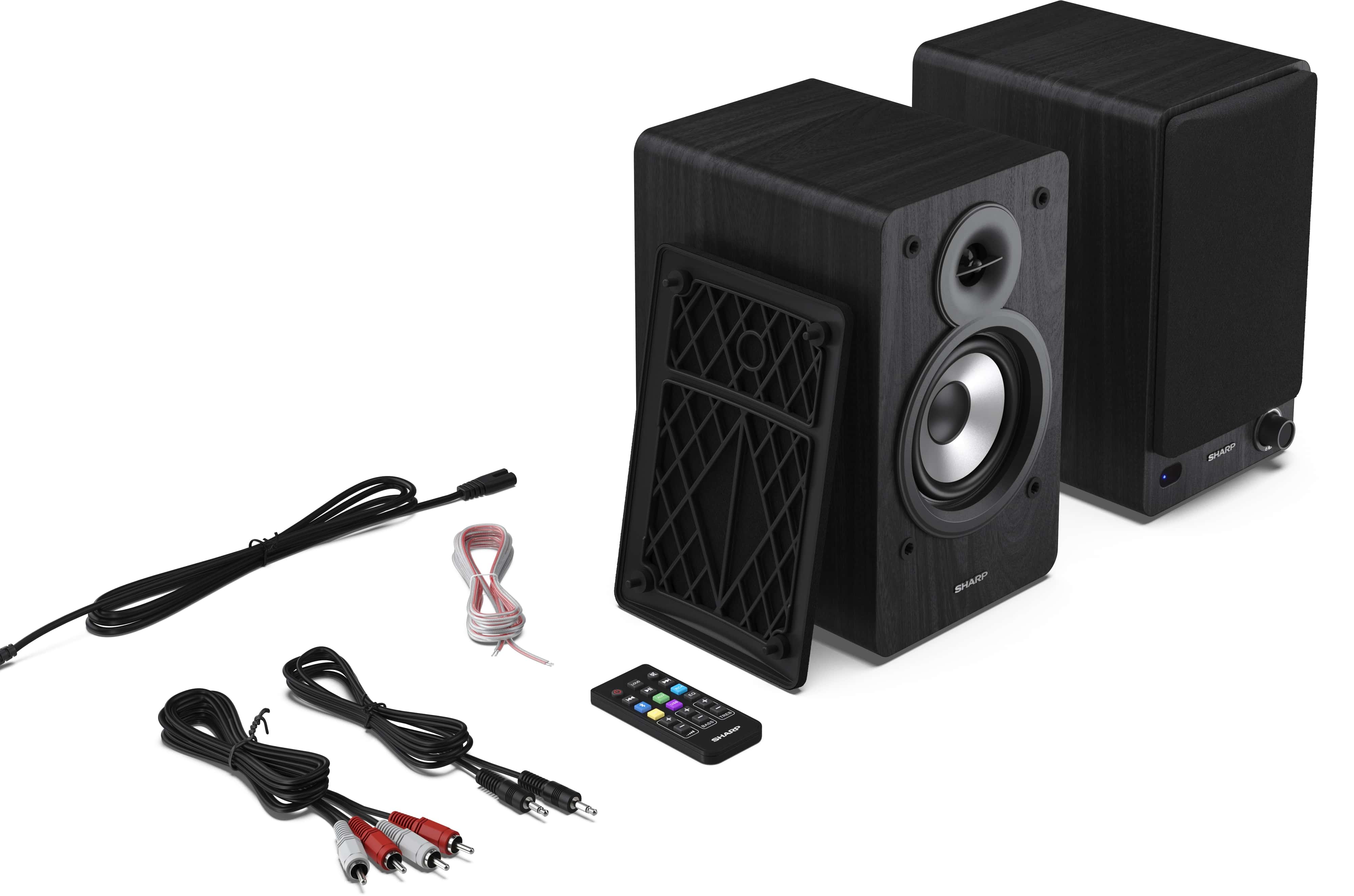 SHARP Lautsprecherboxen CP-SS30 (BK), 2-Wege, Bluetooth, USB, MP3, 60 W