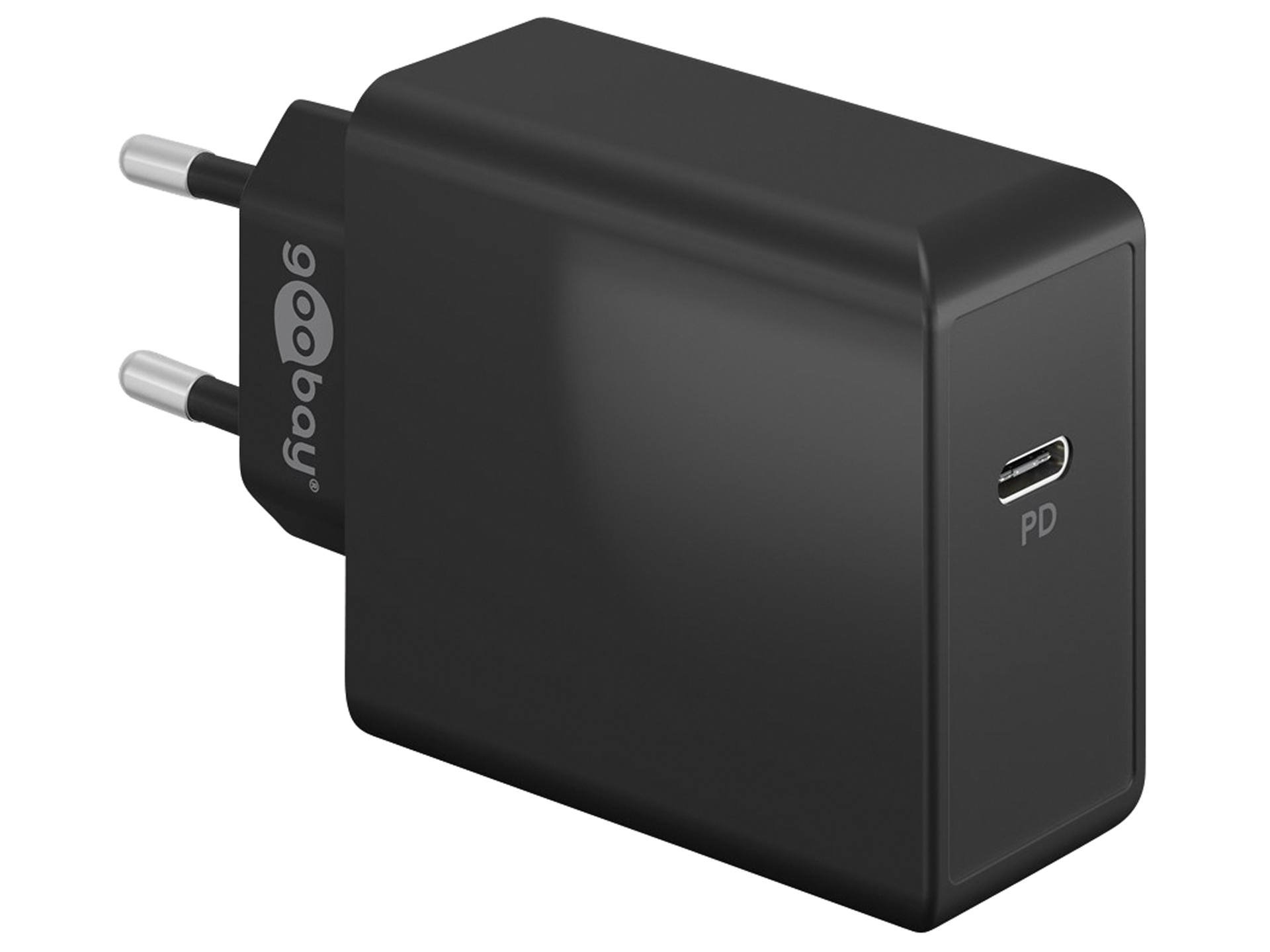 Goobay Usb Lader V A W Usb C Pd Schwarz Schwarz