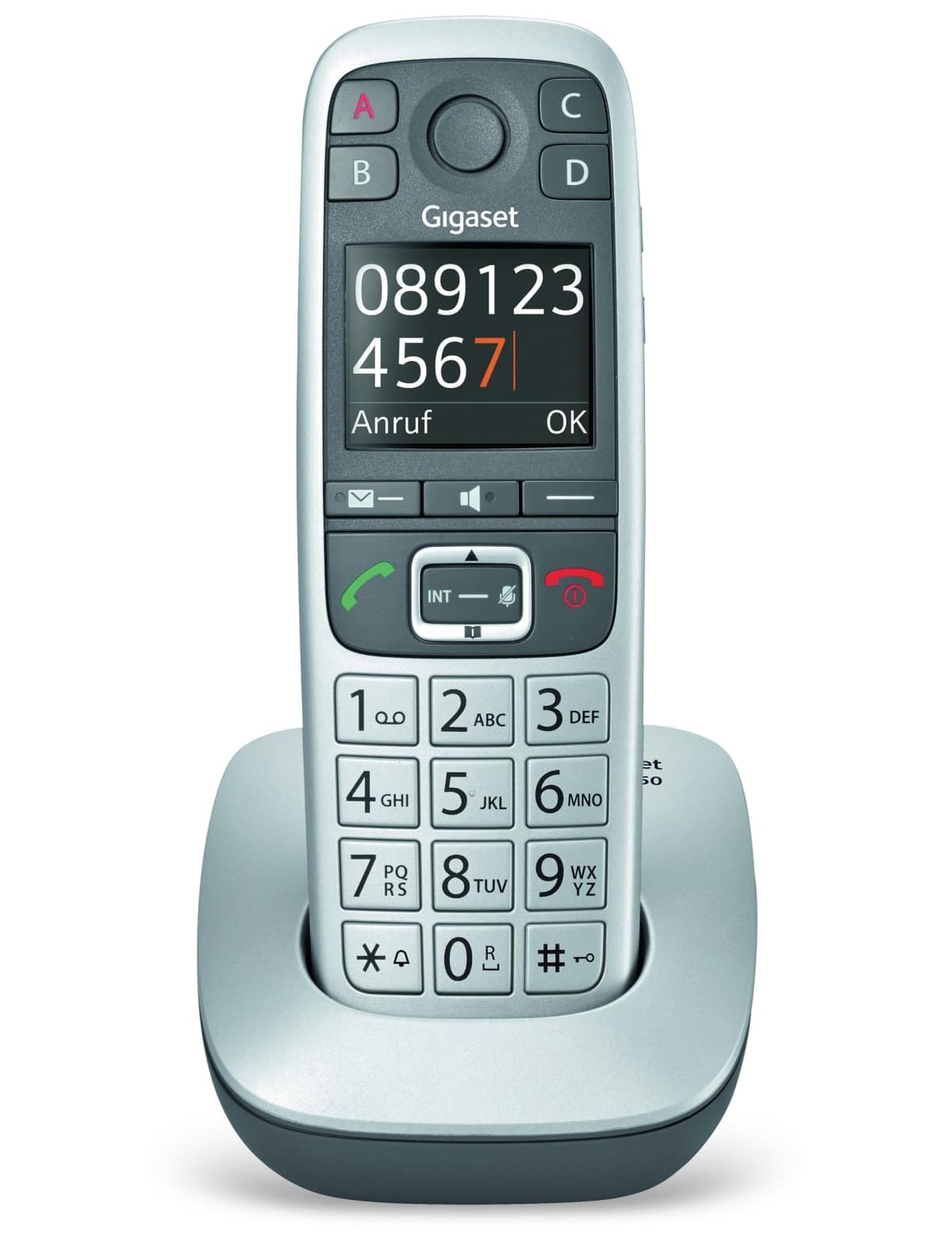 Schnurloses DECT Großtasten Telefon GIGASET E560